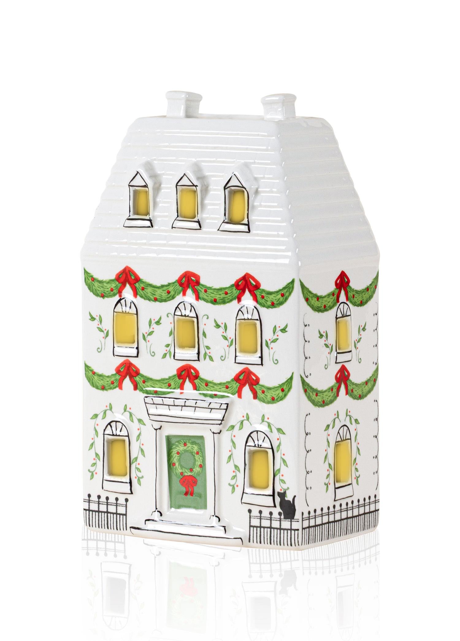 Dekoratif Led Işıklı Ev Biblo 12X7X19 Cm