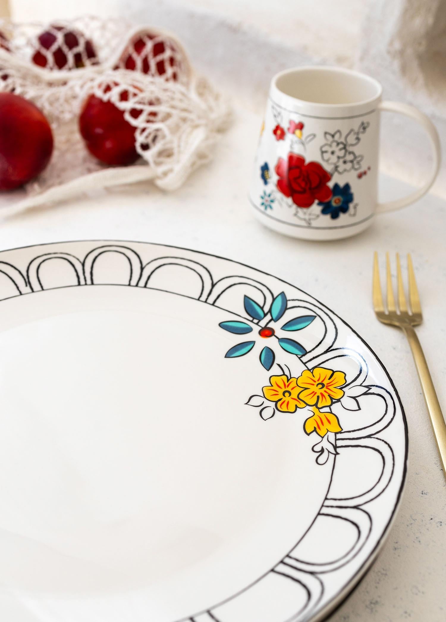 Fiore Servis Tabağı 6 Kişilik