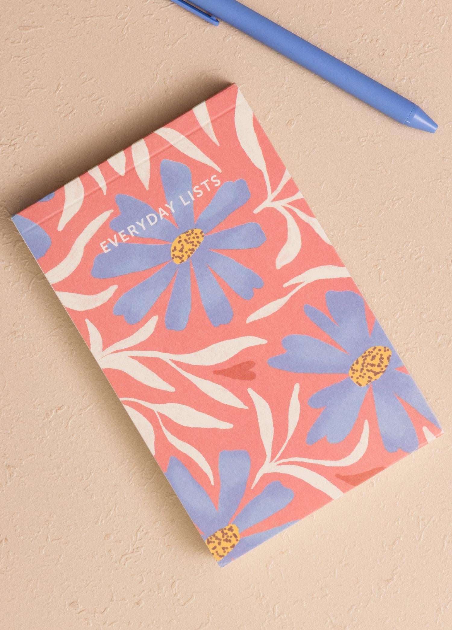 Floral Desen Günlük Notluk