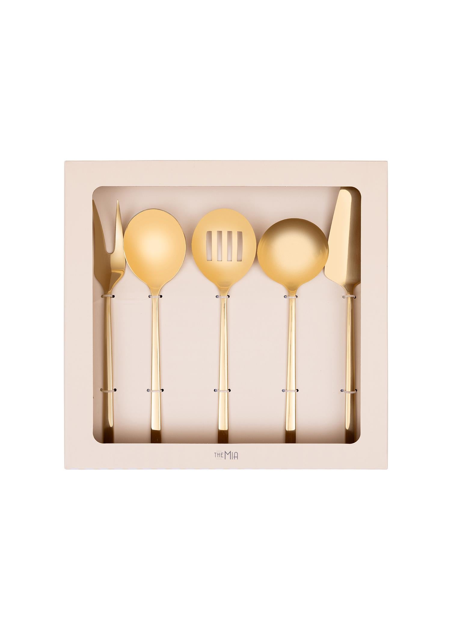 Giallo Servis Seti Gold 5 Parça