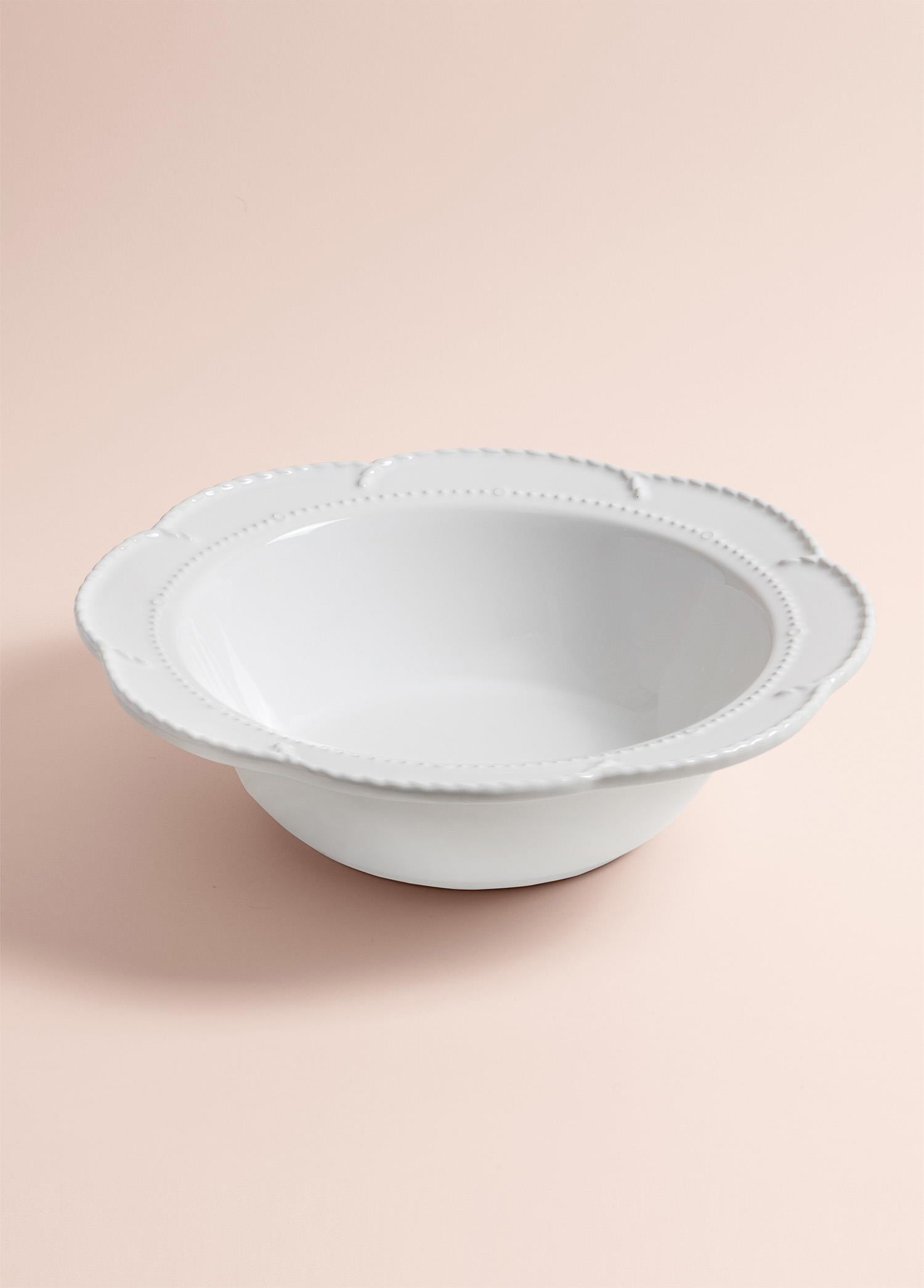 Grande Salata Kasesi Beyaz 31X9 Cm Grd0015