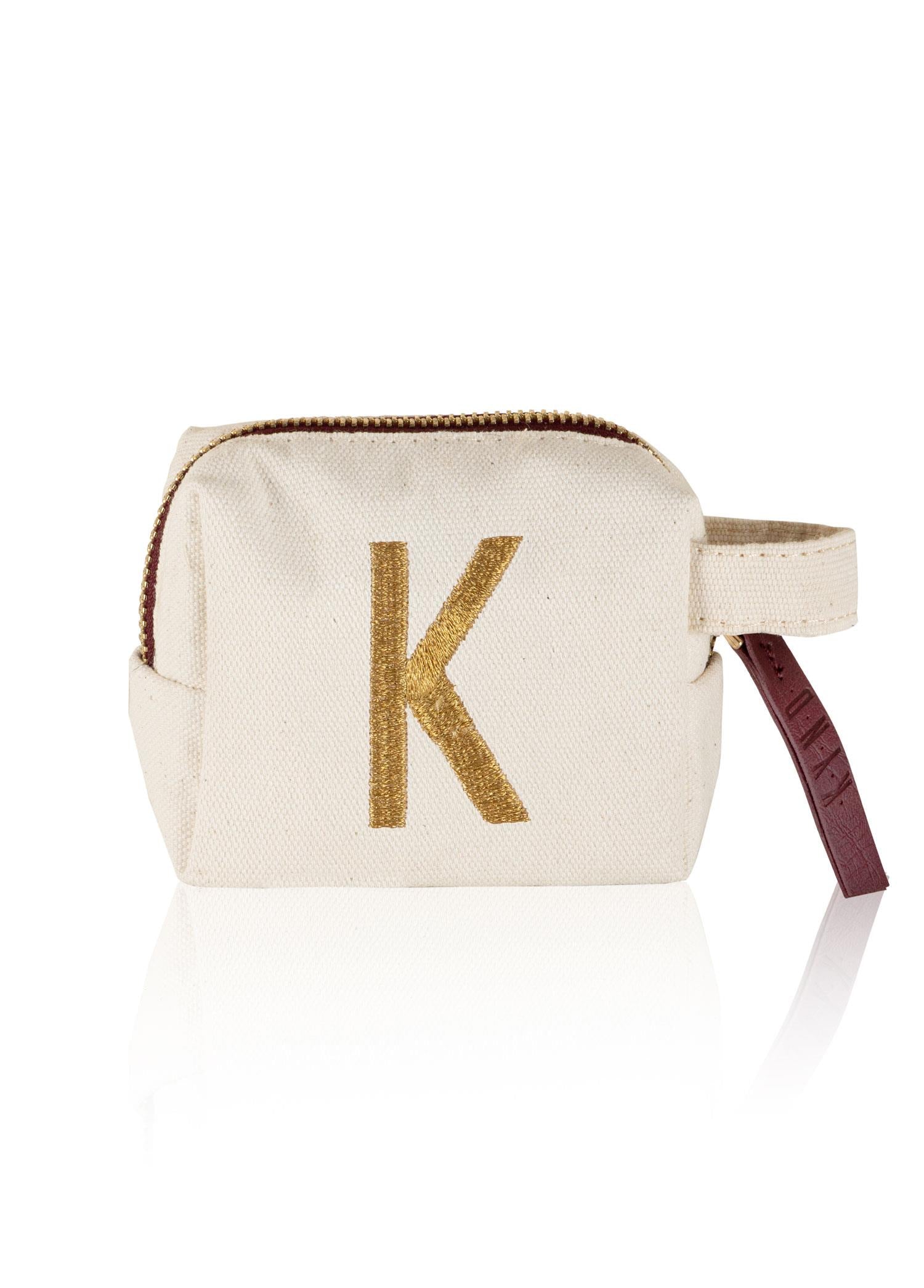 Harf Nakışlı Çanta K 14X12 Cm