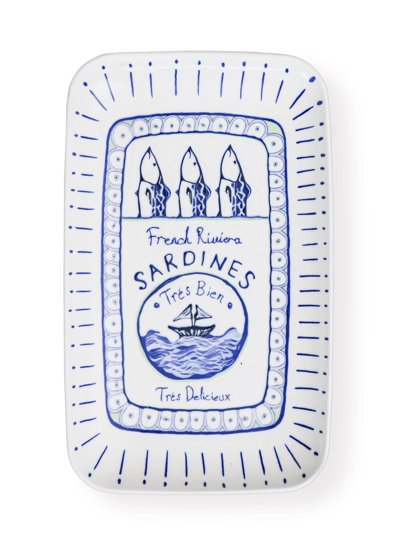 Italian Summer Dikdörtgen Servis Tabağı 31X20 Cm