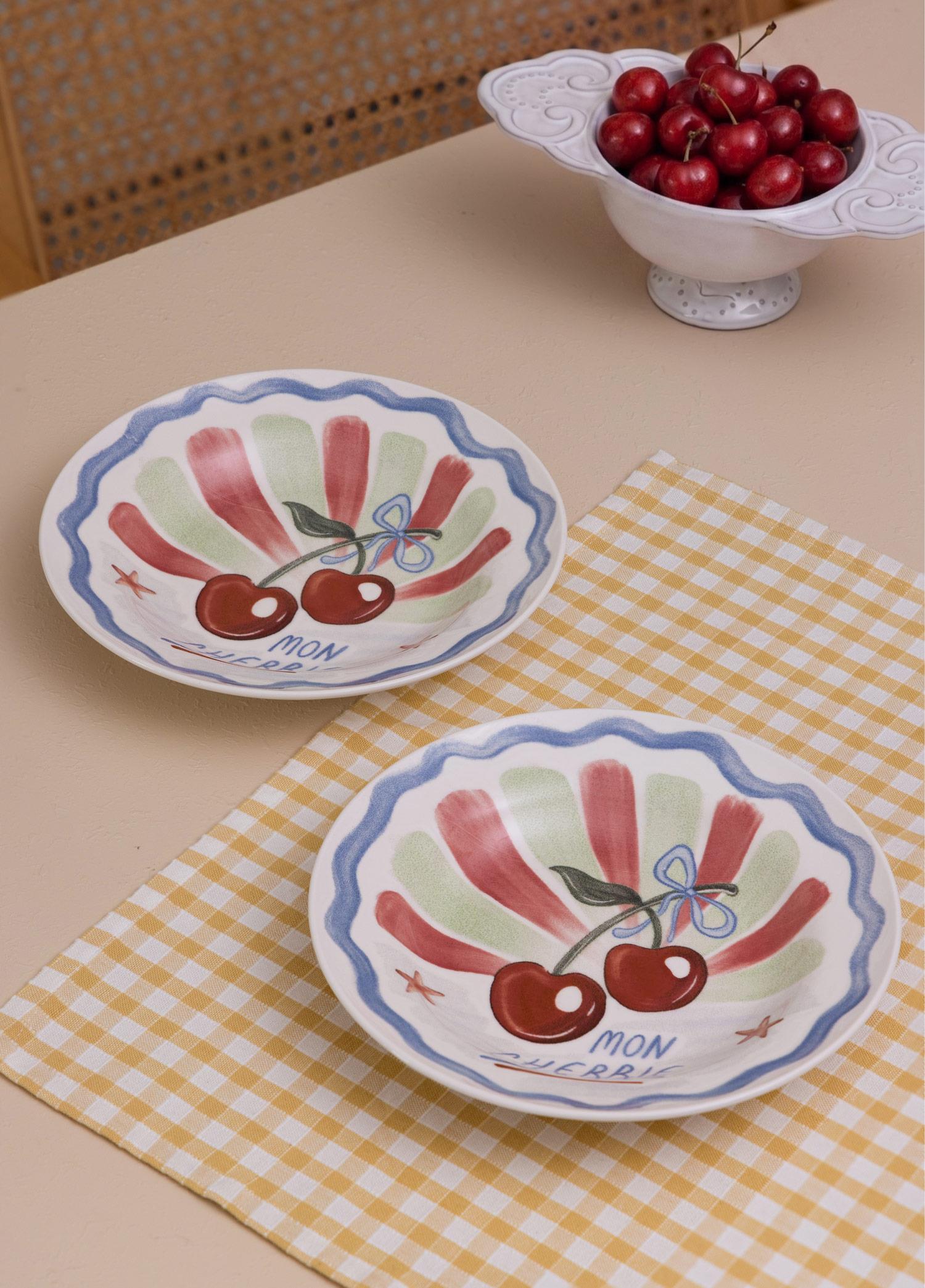 Italian Summer Yemek Tabağı 2 Li Set 22 Cm