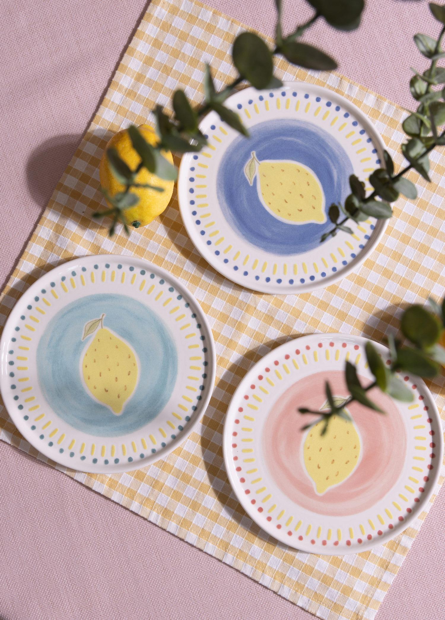 Italian Summer Pasta Tabağı 6Lı Set 19 Cm