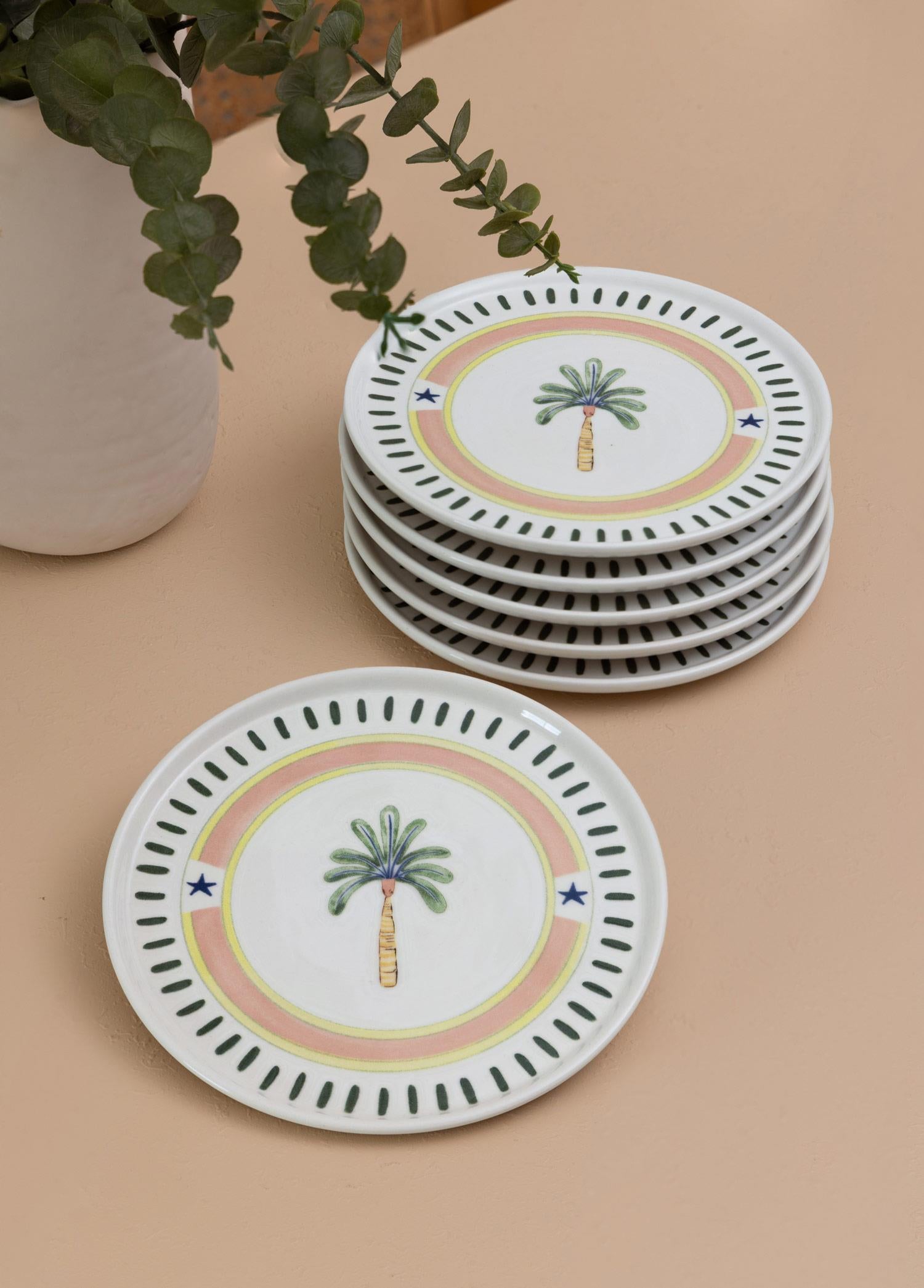 Italian Summer Servis Tabağı 6Lı Set 26 Cm