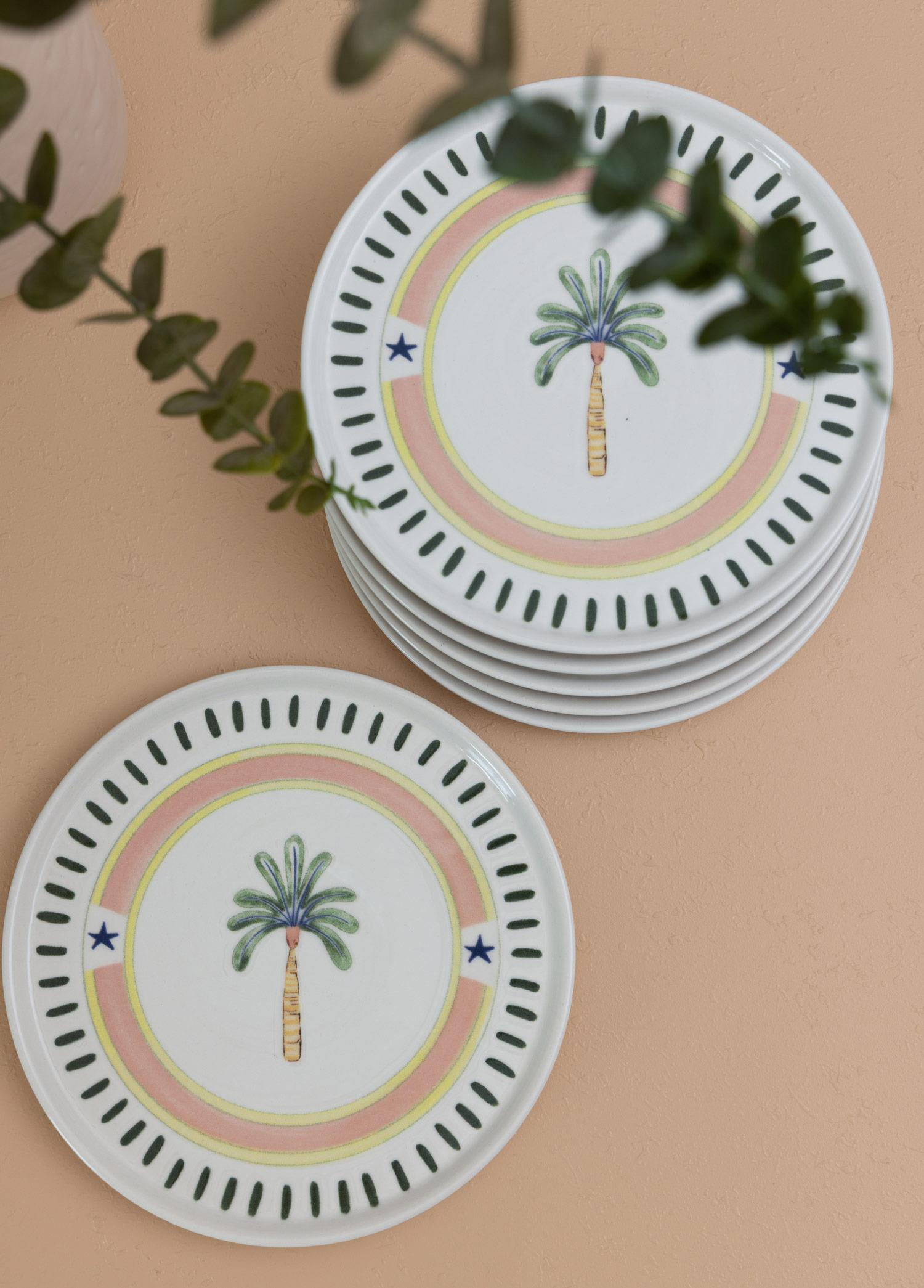 Italian Summer Servis Tabağı 6Lı Set 26 Cm