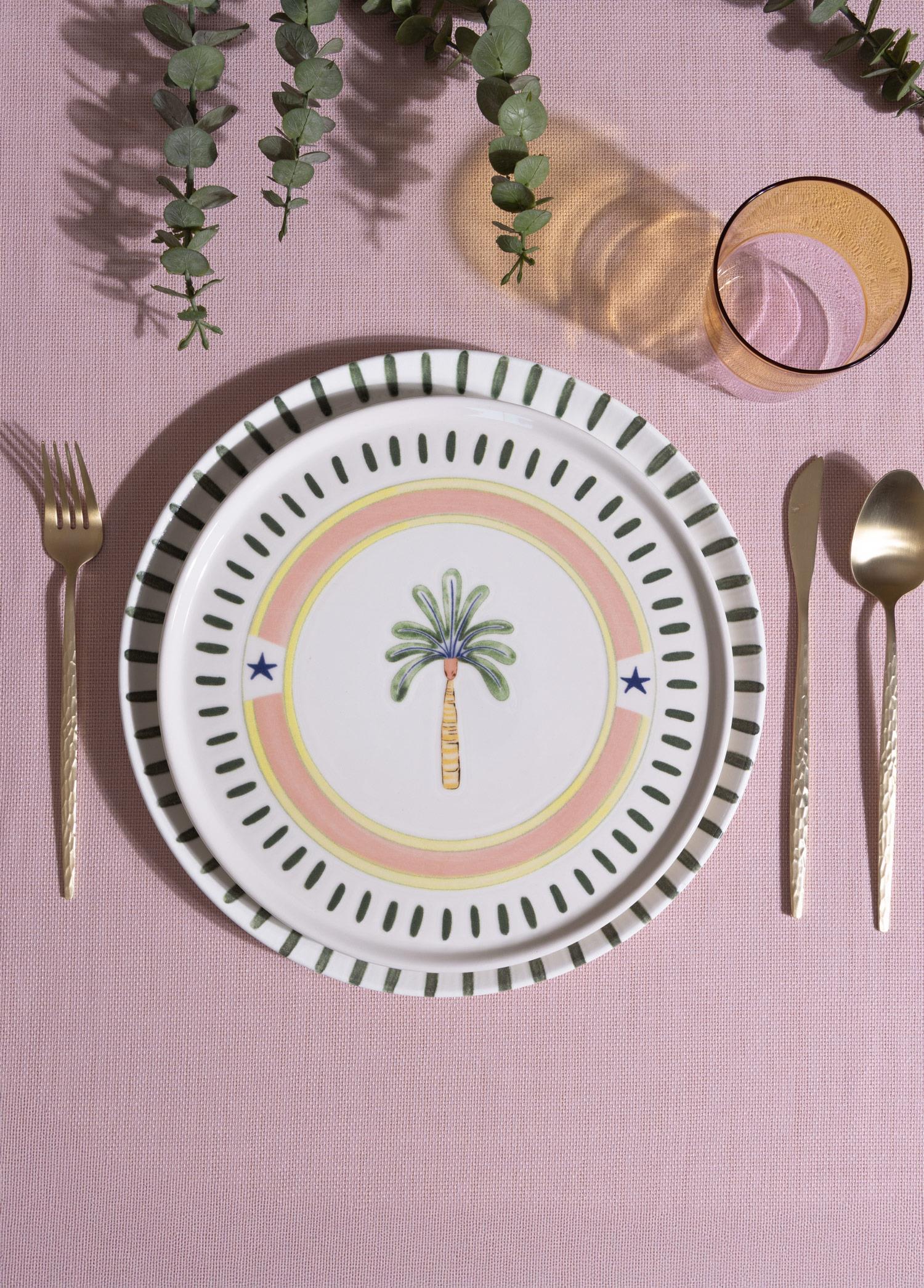Italian Summer Servis Tabağı 6Lı Set 26 Cm
