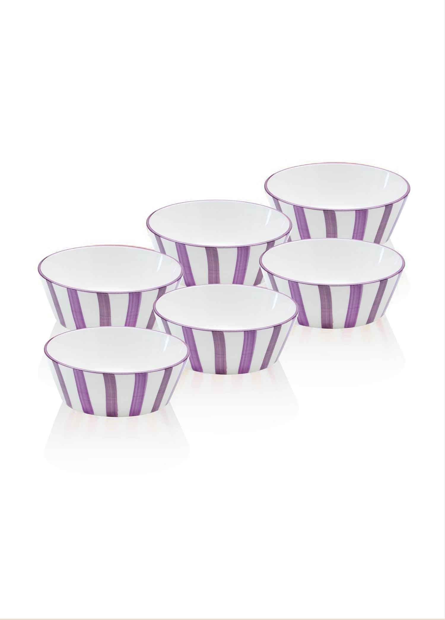 Joy Çorba Kasesi 6Lı Set Mor 14 Cm