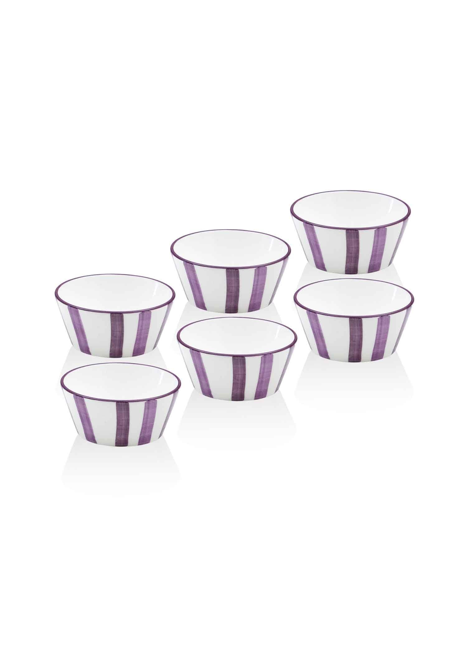 Joy Sosluk Çerezlik 6Lı Set Mor 10 Cm