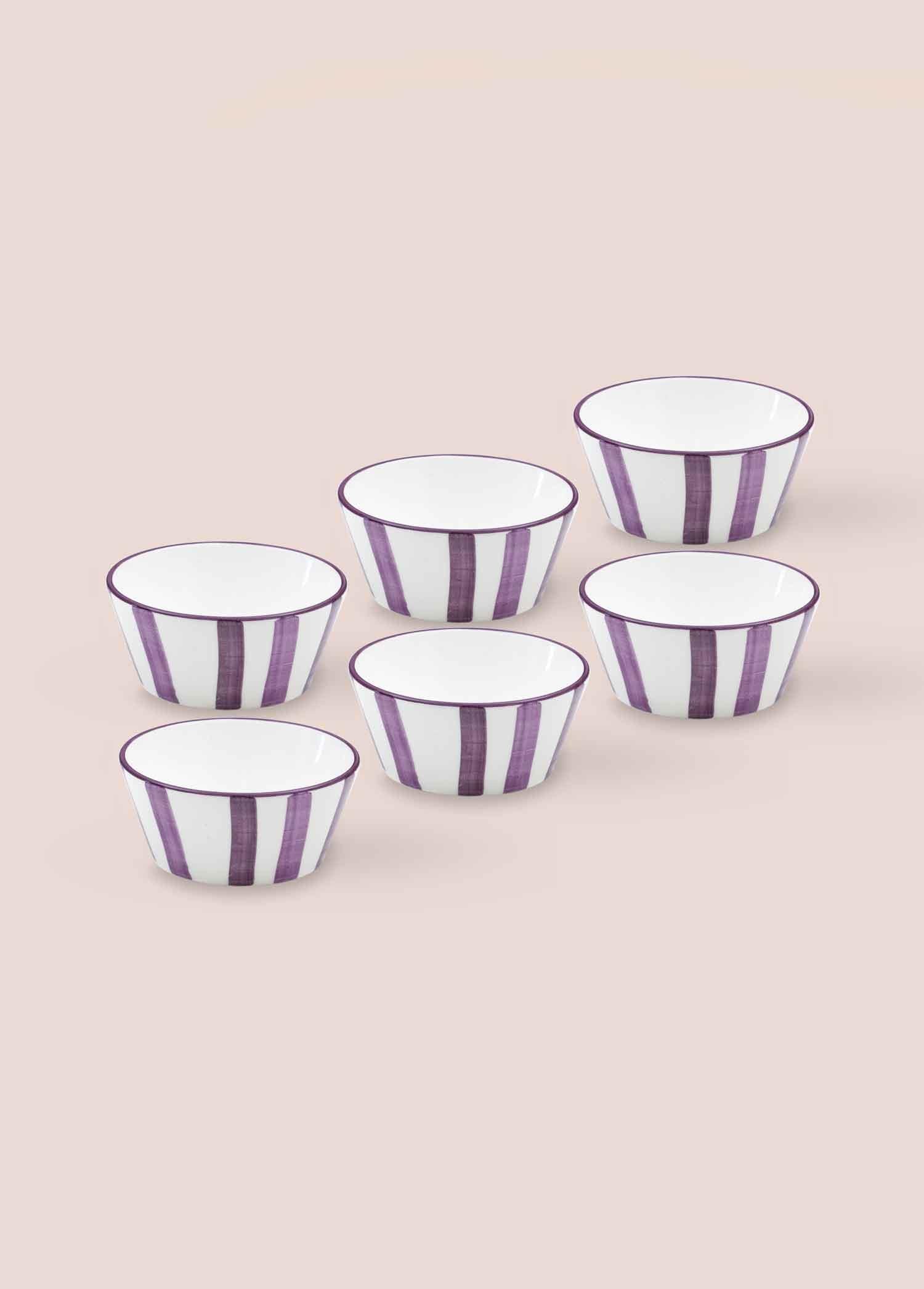 Joy Sosluk Çerezlik 6Lı Set Mor 10 Cm