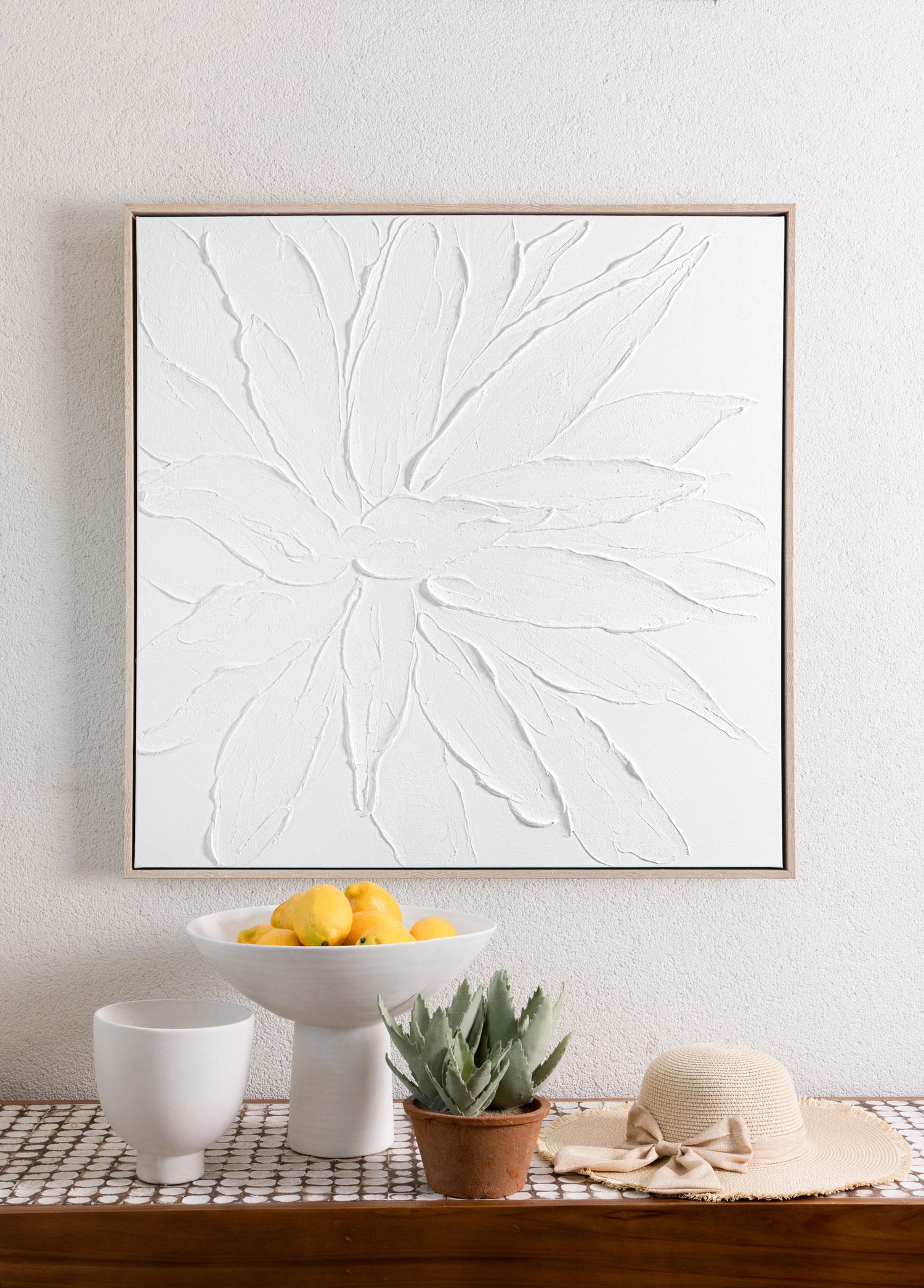 Kabartma Kanvas Tablo 80X80 Cm Tbl0079