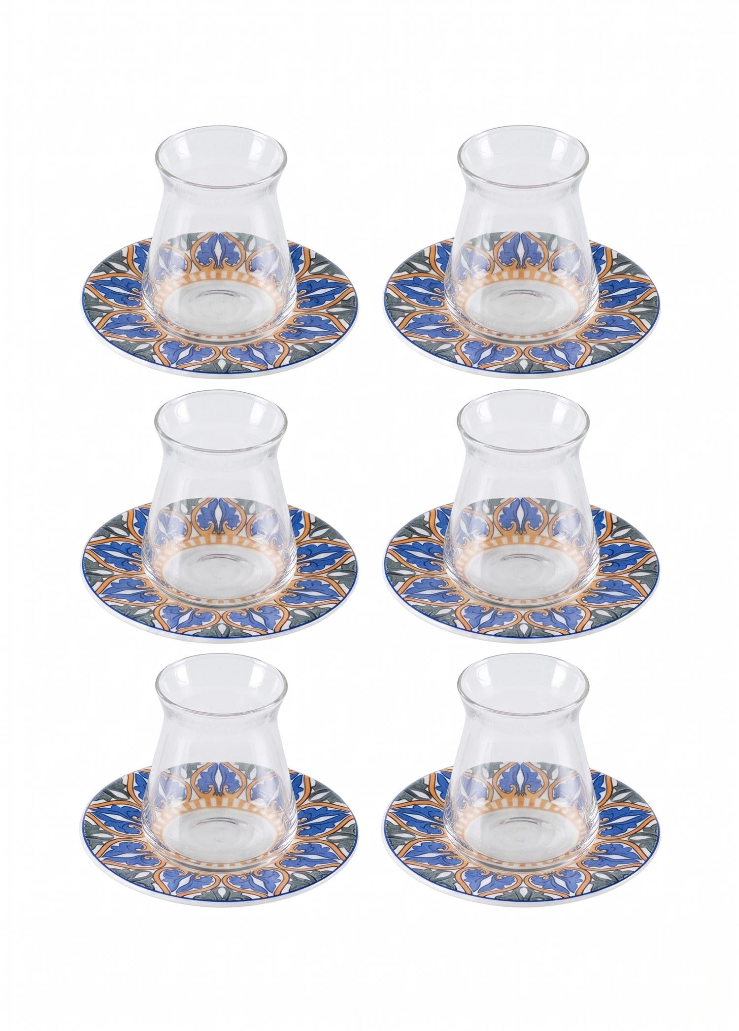 Limoncello 12 Parça 6 Kişilik Çay Seti