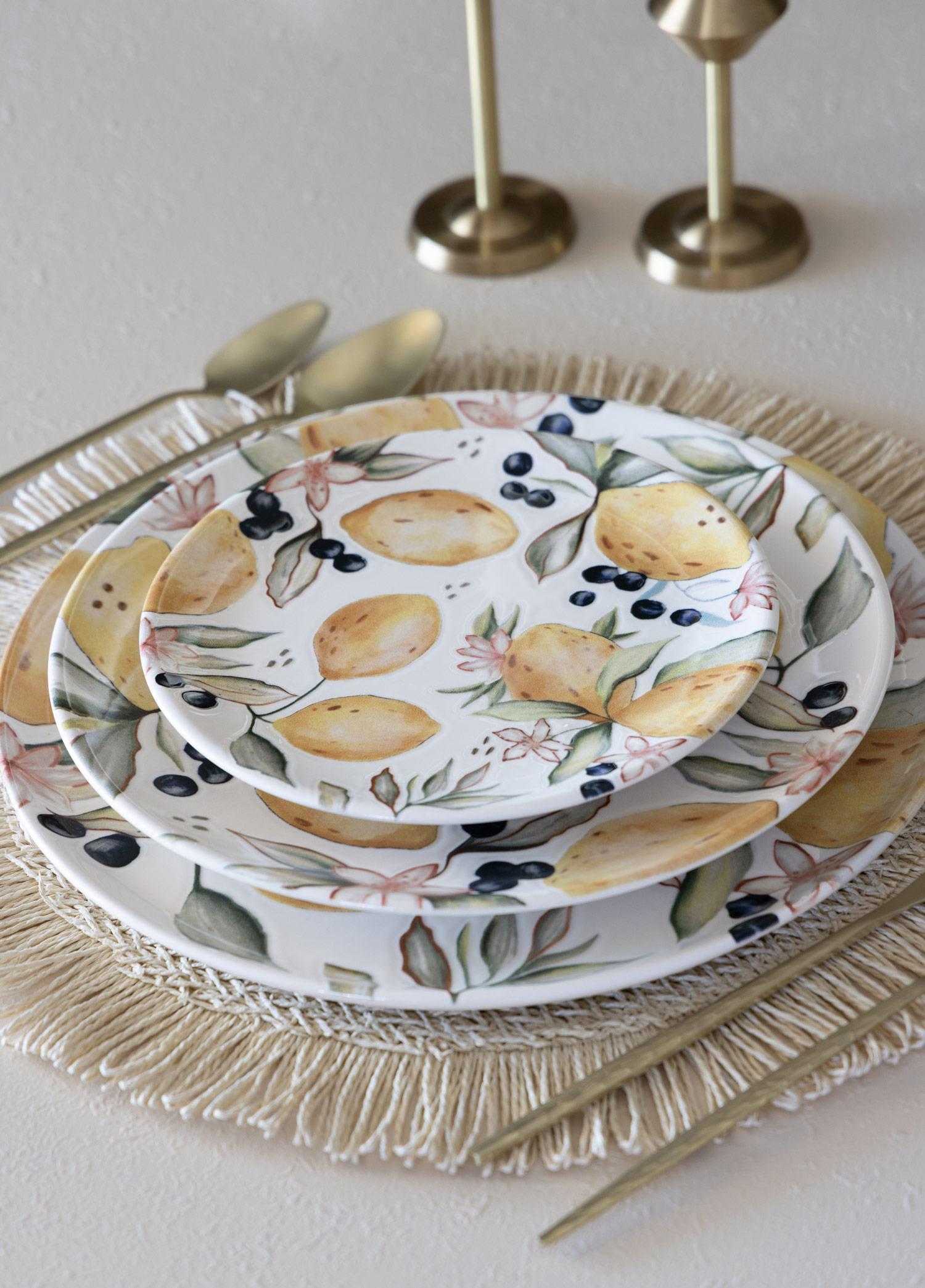 Limoncello Pasta Tabağı 6Lı Set 19 Cm Lmn012