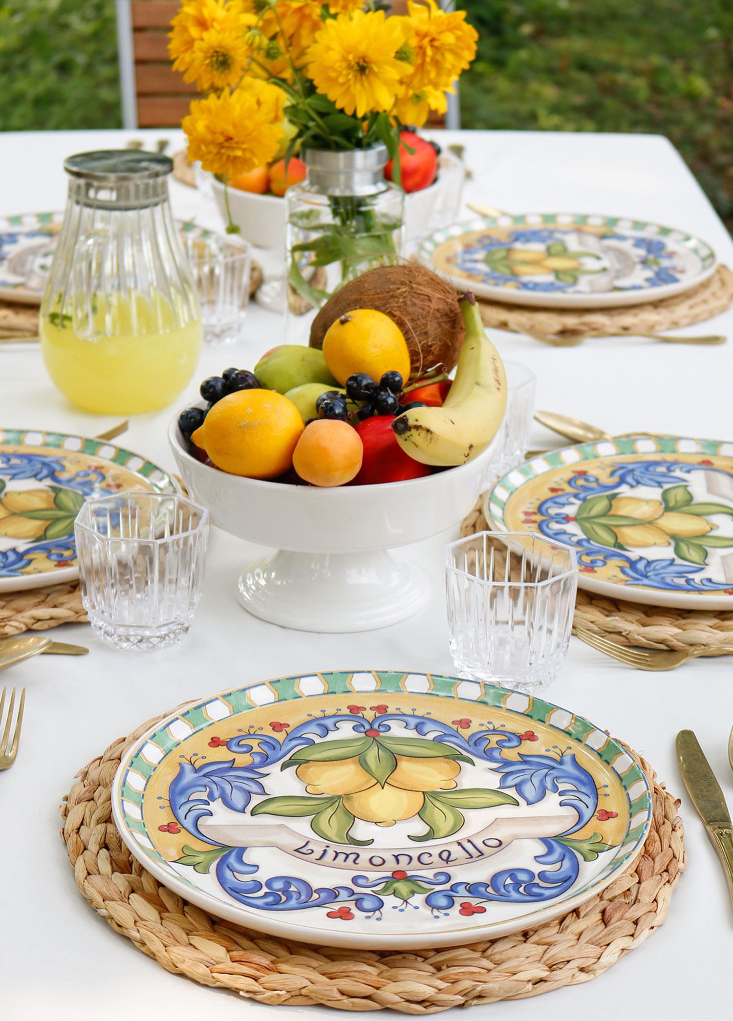 Limoncello Servis Tabağı 30 Cm 6 Kişilik