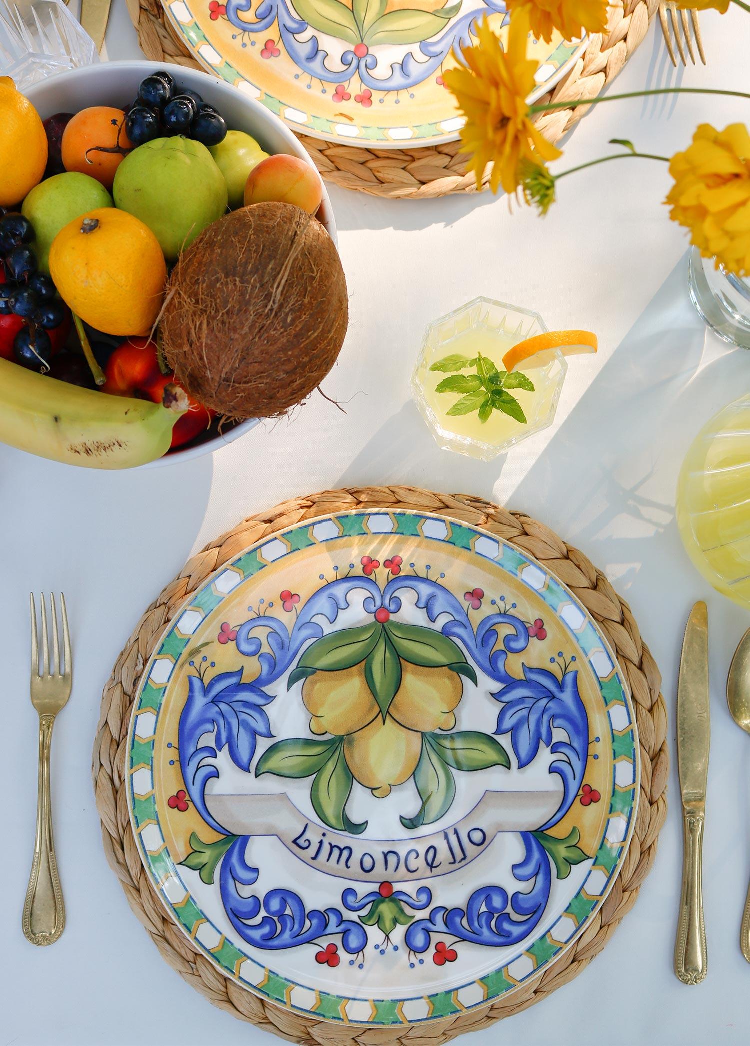 Limoncello Servis Tabağı 30 Cm 6 Kişilik