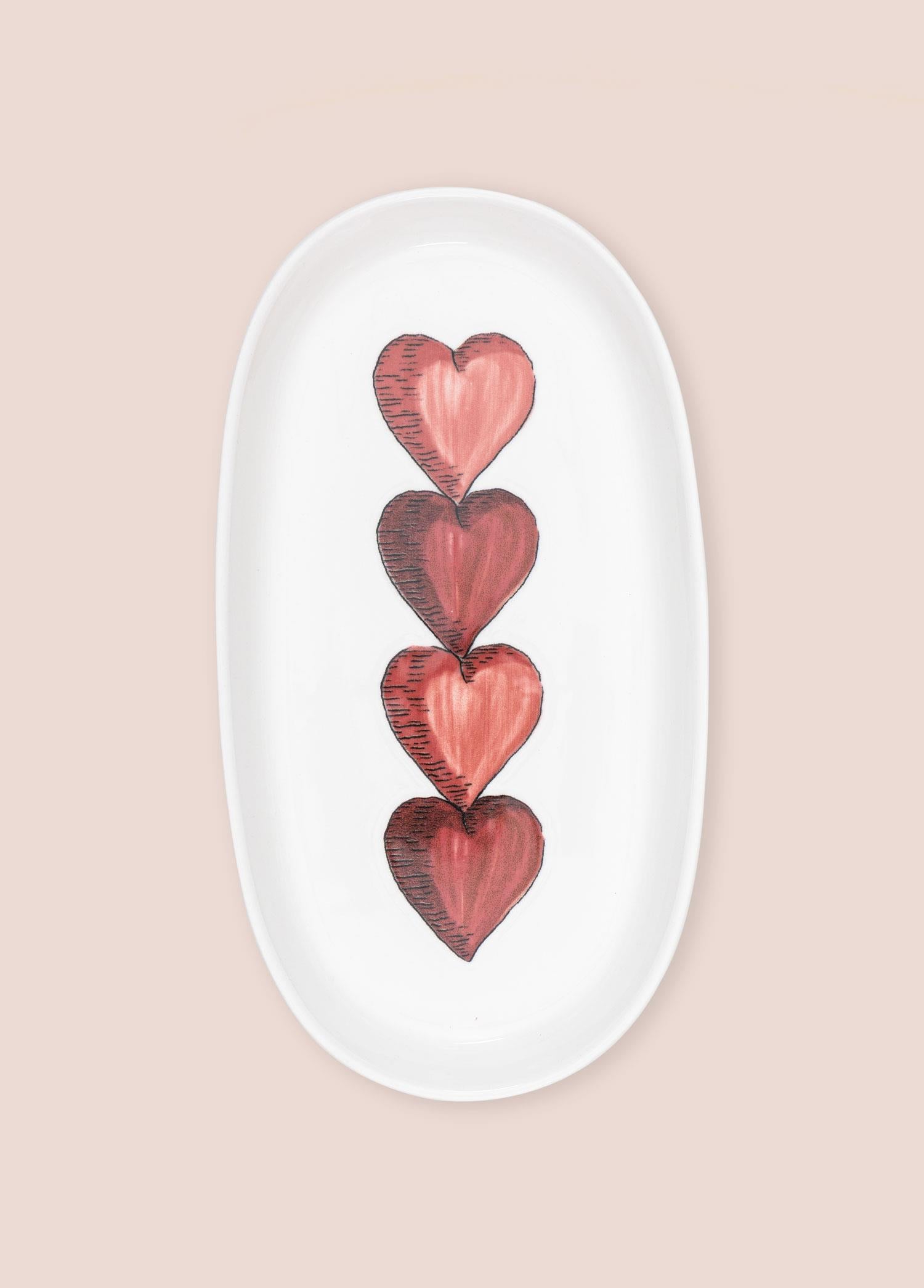 Luv Oval Servis Tabağı 2Li 23 Cm
