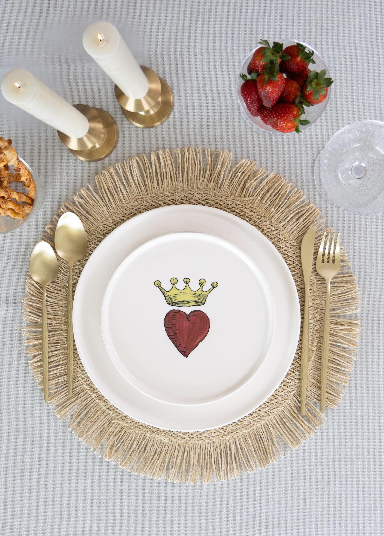 Luv Servis Tabağı 6Lı Set 26 Cm