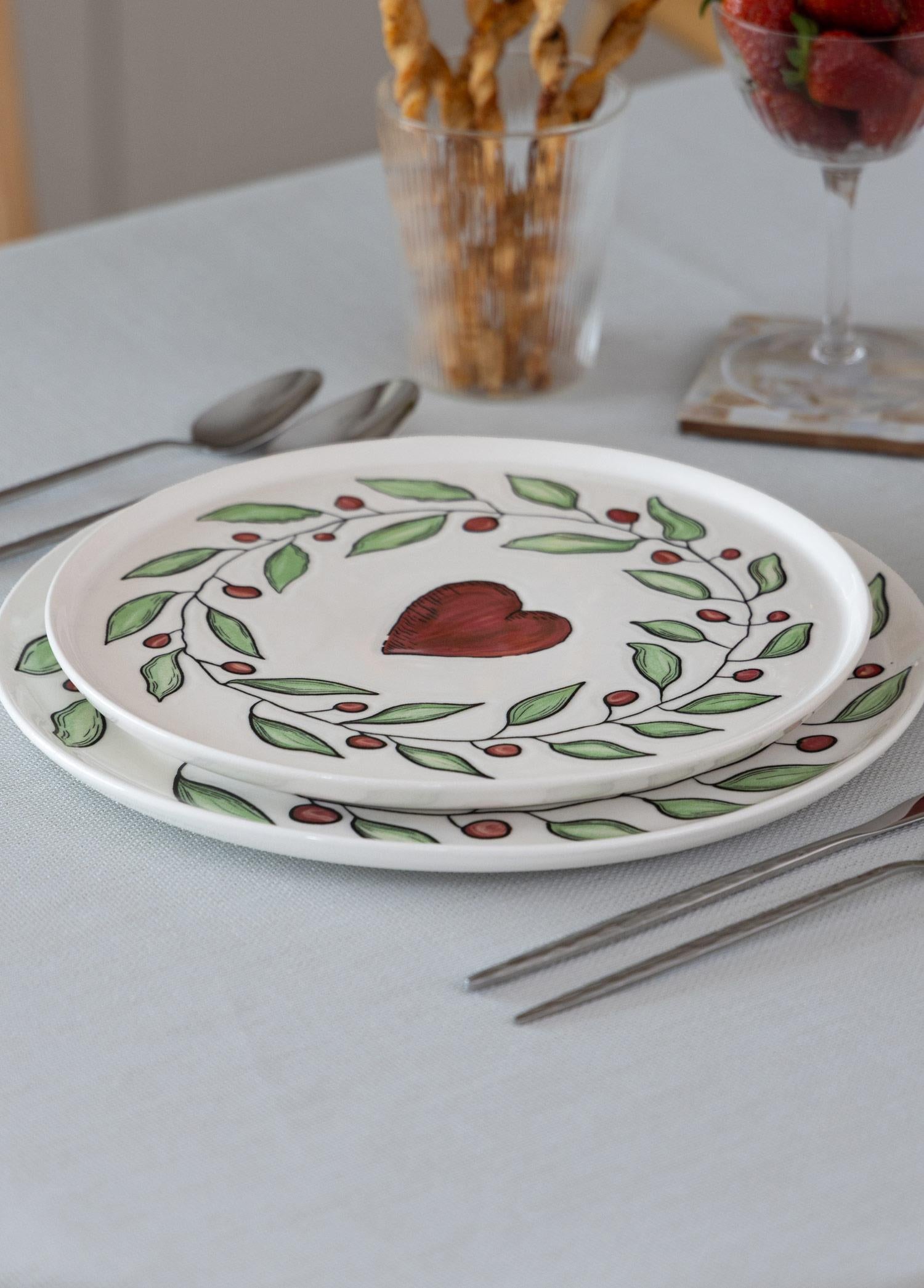 Luv Servis Tabağı 6Lı Set 26 Cm