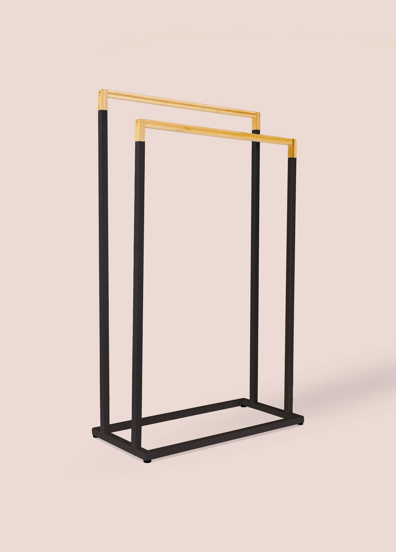Metal Havlu Askılığı Siyah Glv0762