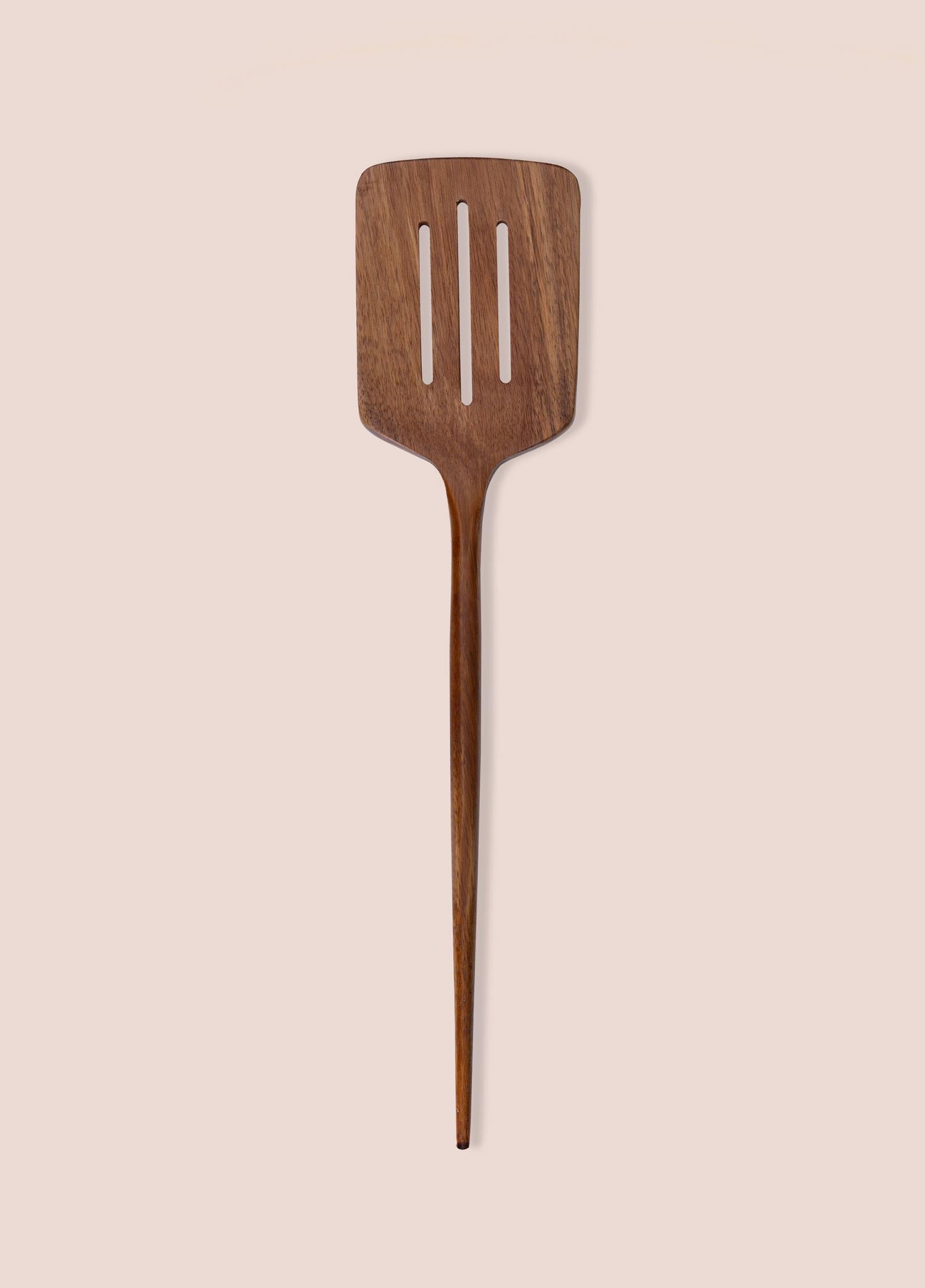 Natura Akasya Delikli Spatula 35X8 Cm