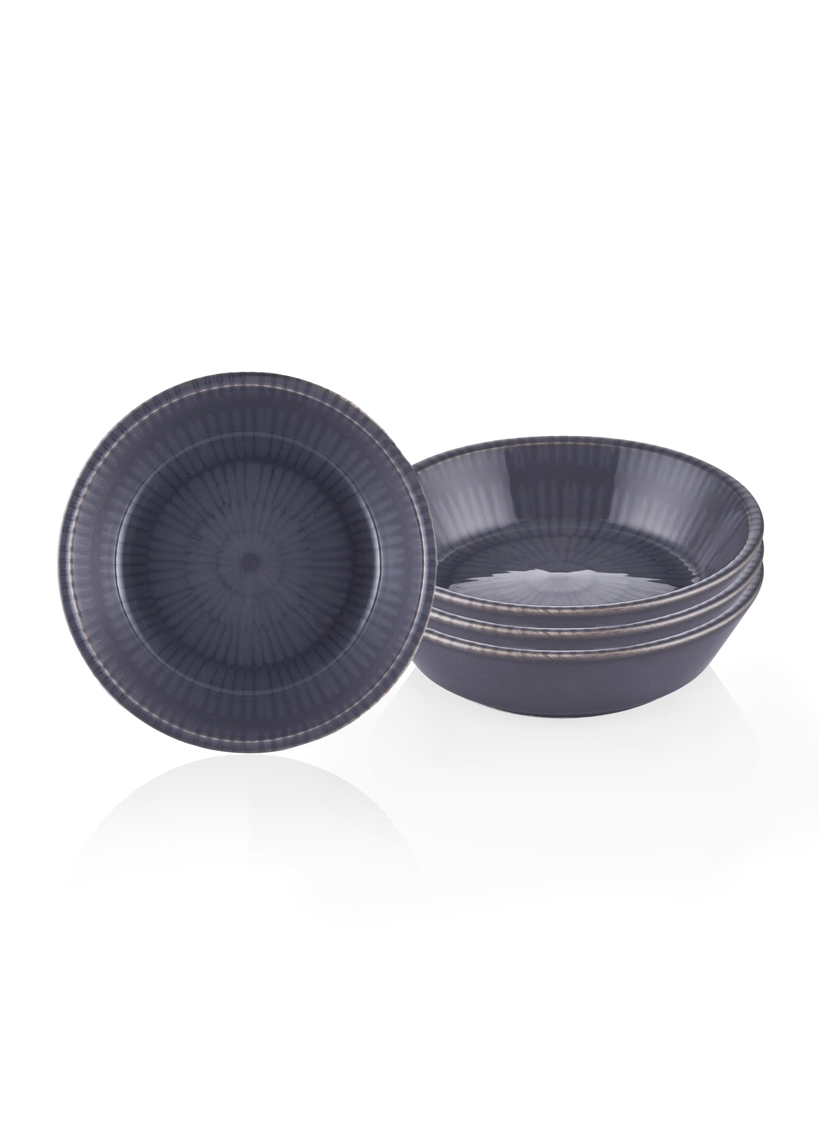 Noon Çerezlik 4Lü Set Gri 10 Cm