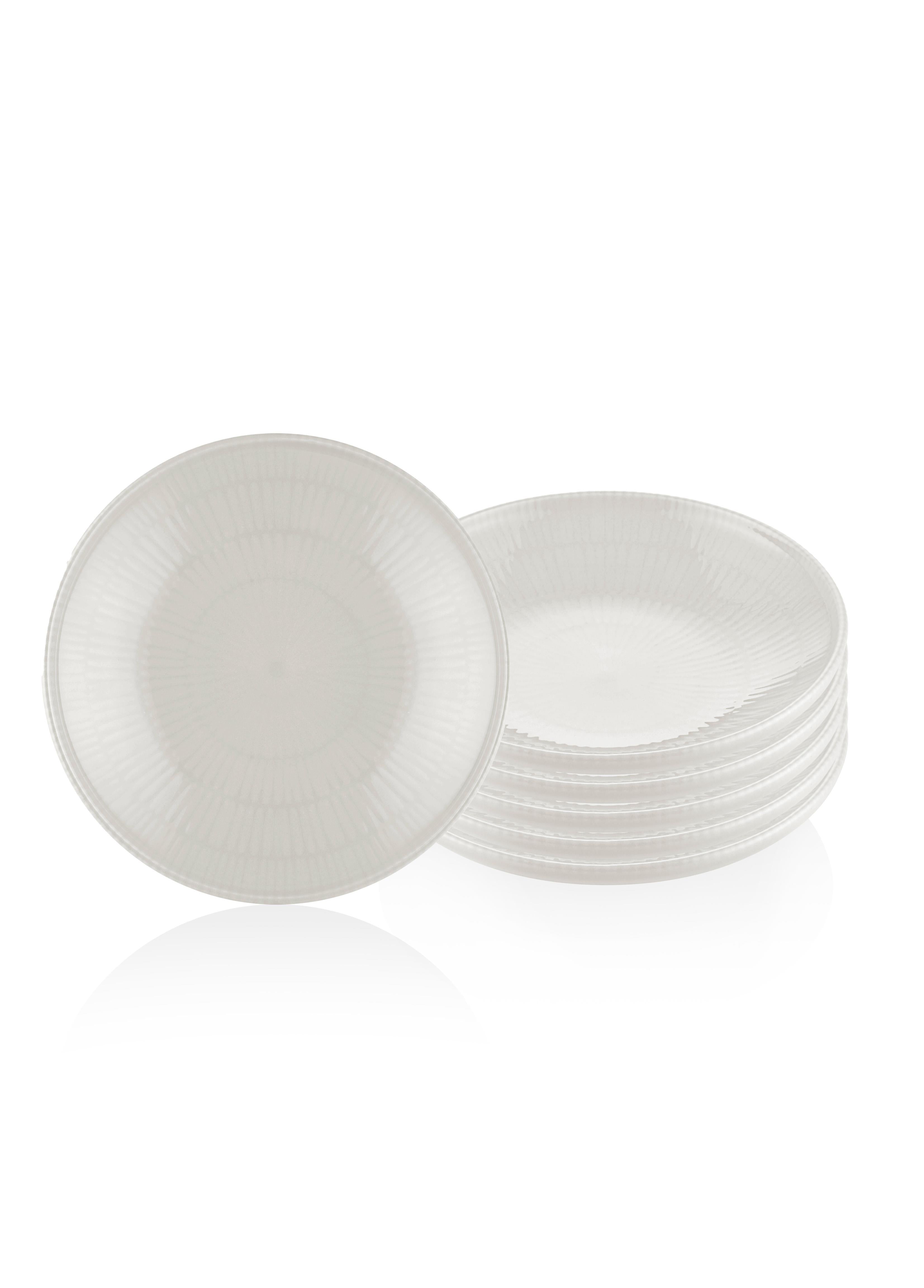 Noon Yemek Tabağı 6Lı Krem 20 Cm