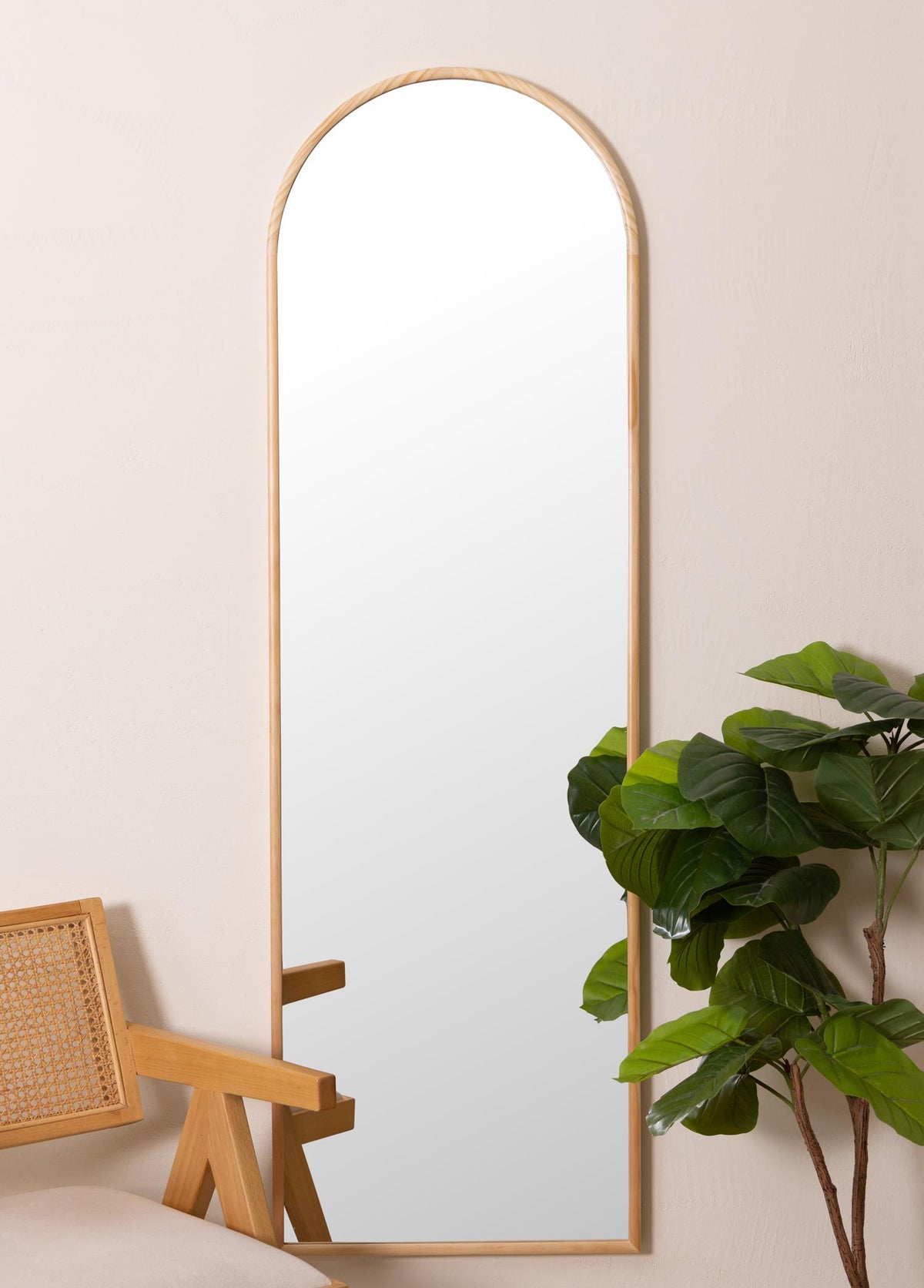 Nord Ahşap Duvar Aynası 50X160 Cm