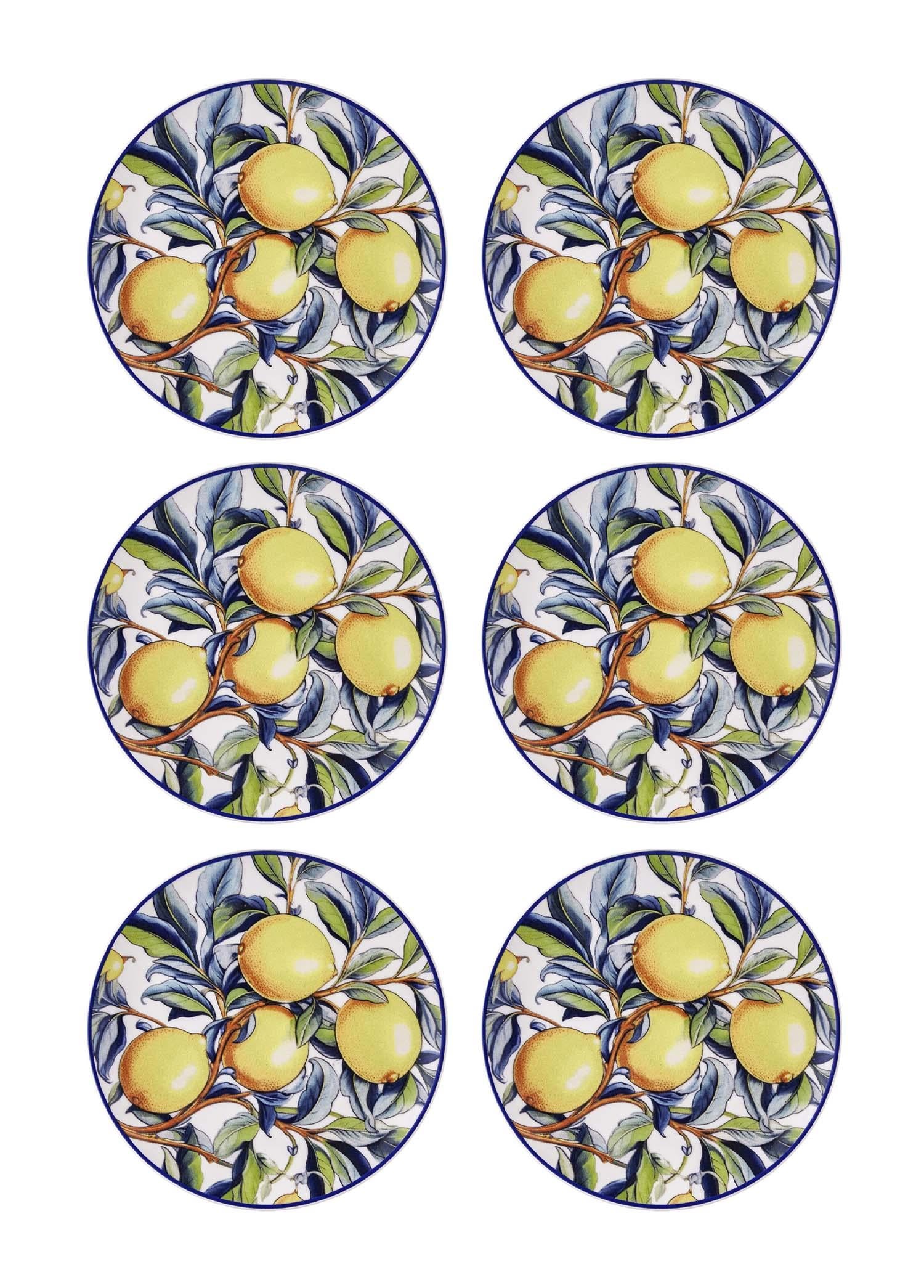 Odore Di Limone Pasta Tabağı 6Lı Set 19 Cm Odl0002