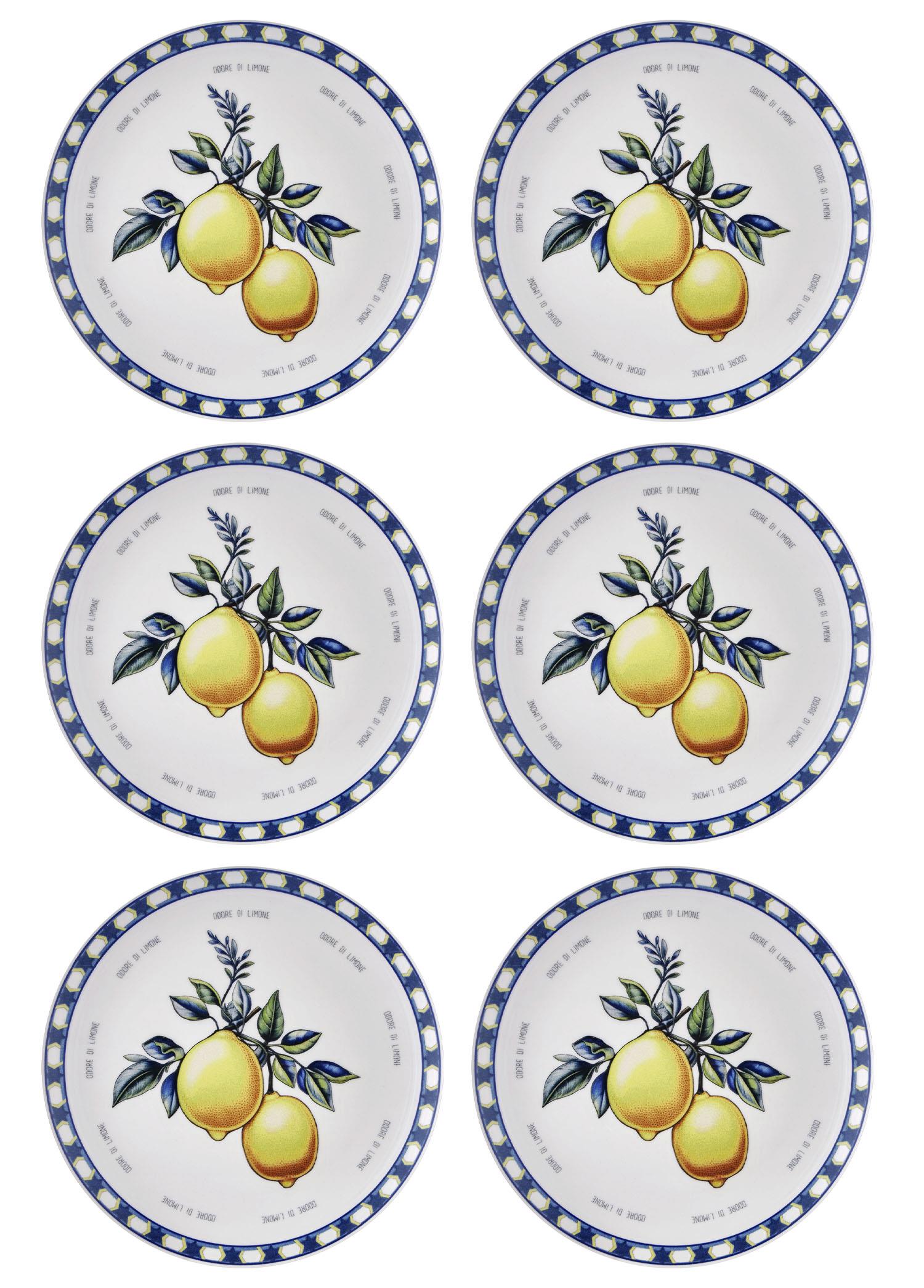 Odore Di Limone Servis Tabağı 6Lı Set 26 Cm Odl004