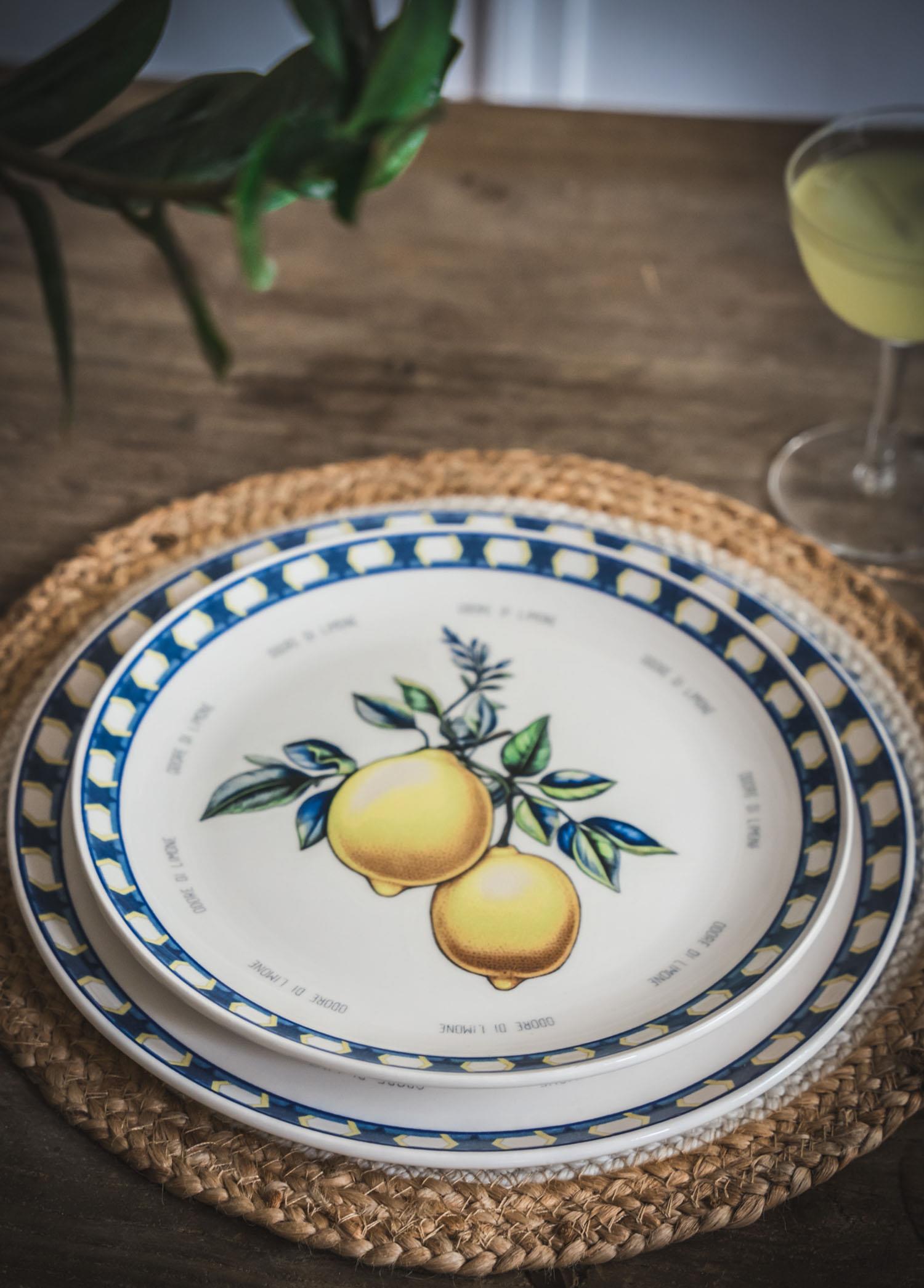 Odore Di Limone Servis Tabağı 6Lı Set 26 Cm Odl004
