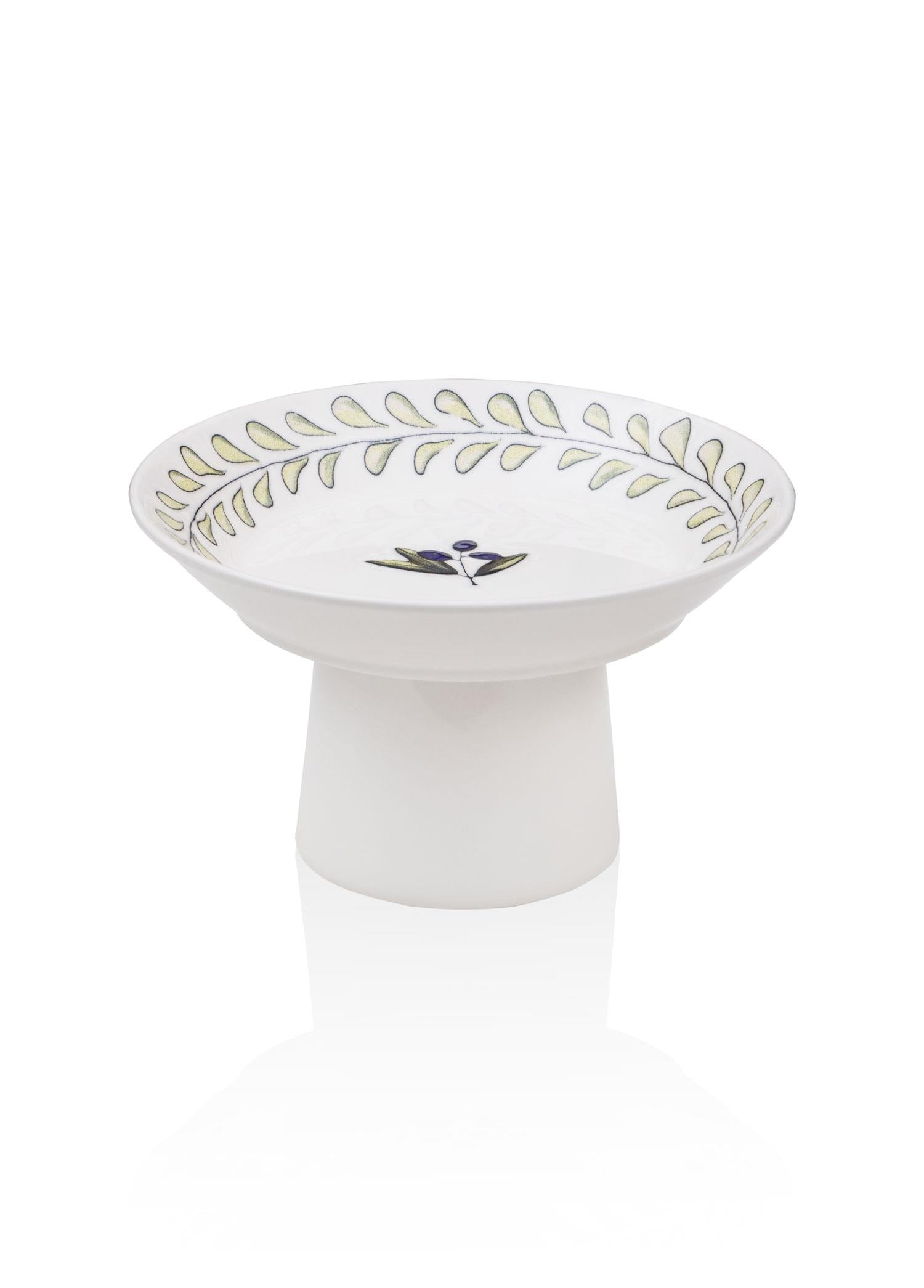 Olivos Ayaklı Servis Tabağı 20 Cm