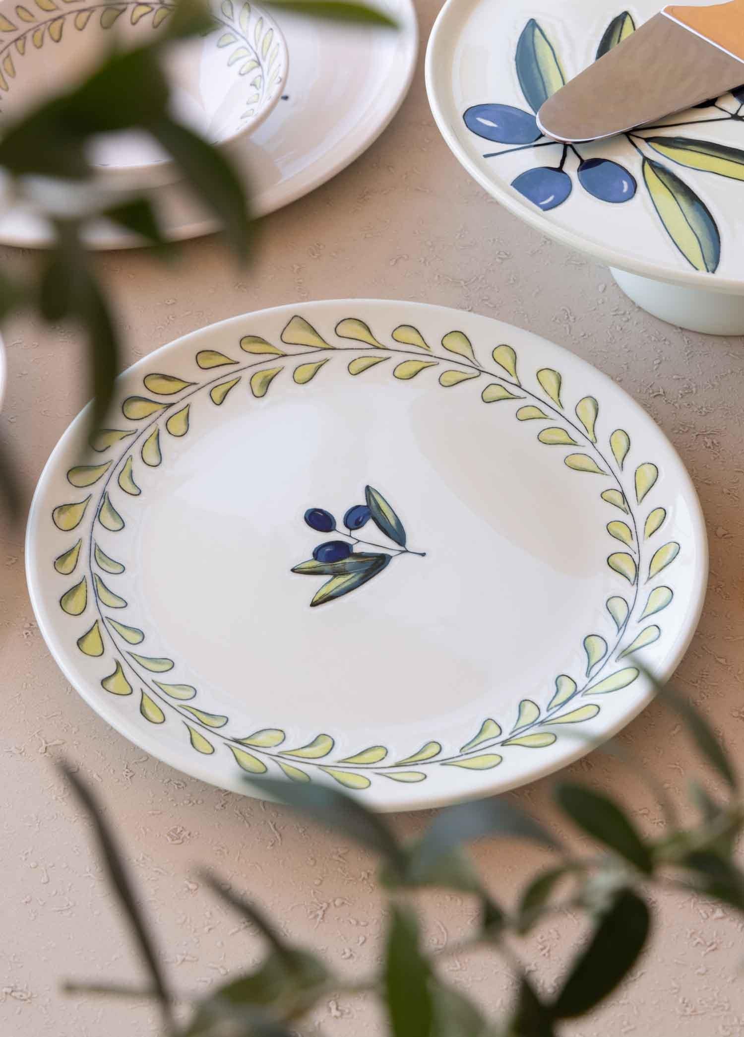 Olivos Pasta Tabağı 6Lı Set 19 Cm Ovs0002