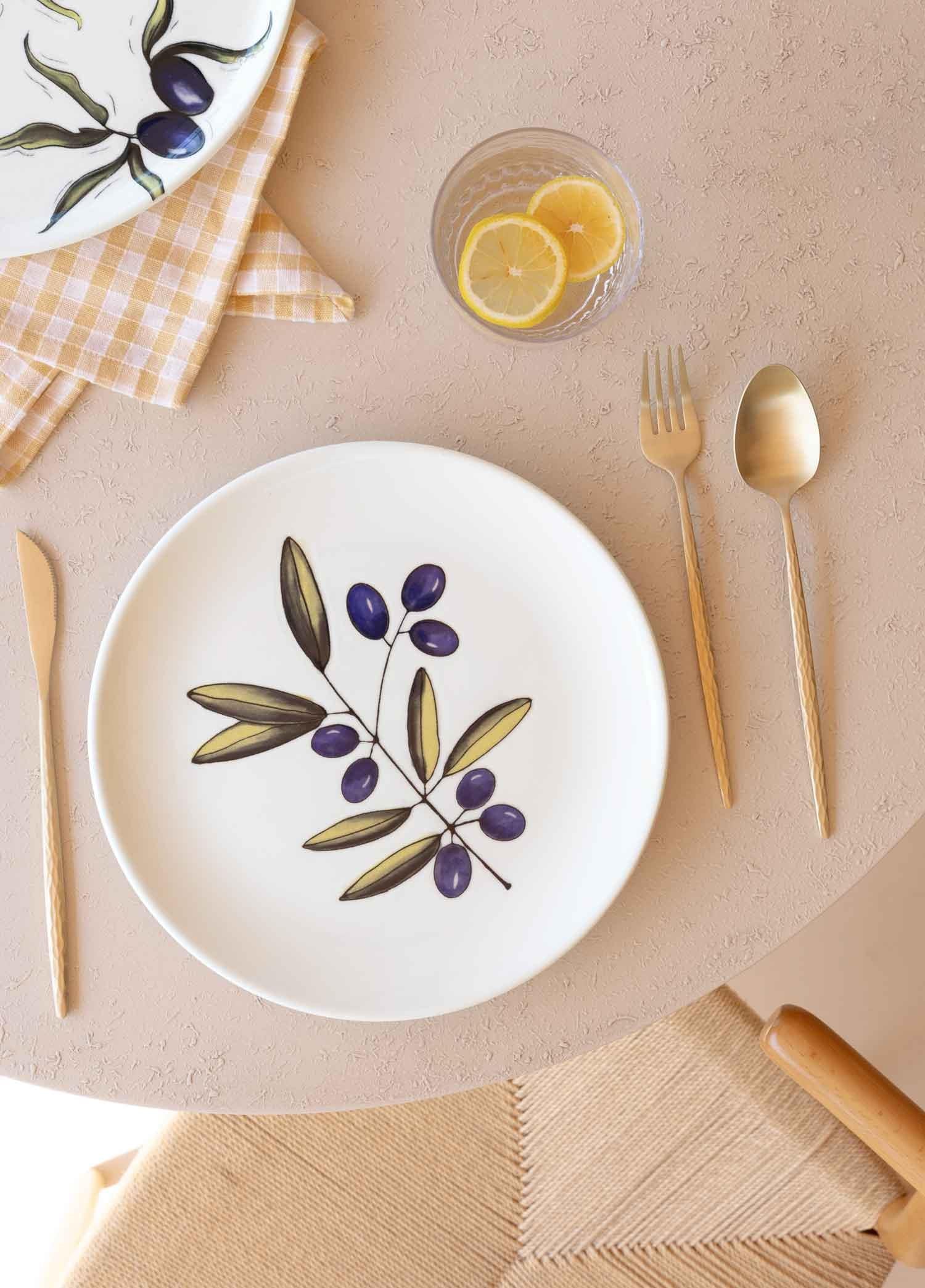Olivos Pasta Tabağı 6Lı Set 19 Cm Ovs0001