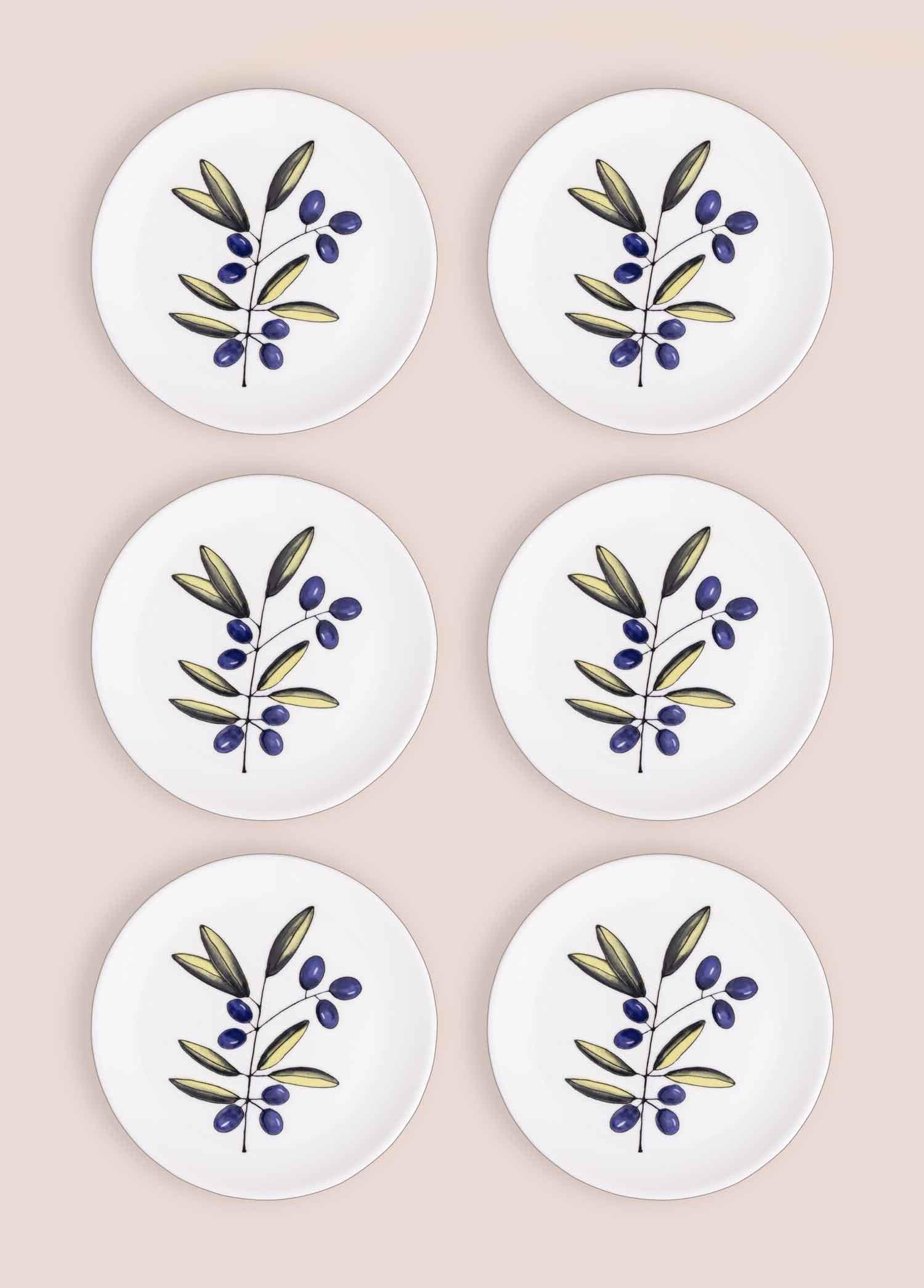 Olivos Pasta Tabağı 6Lı Set 19 Cm Ovs0001