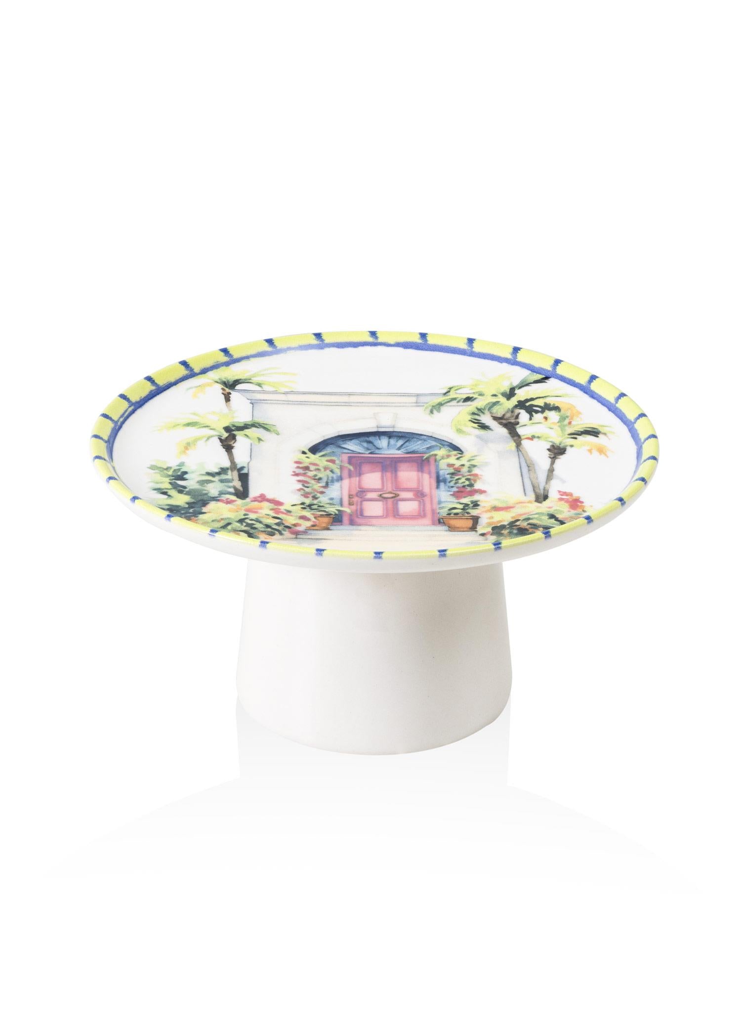 Palma Ayaklı Servis Tabağı 10X19 Cm