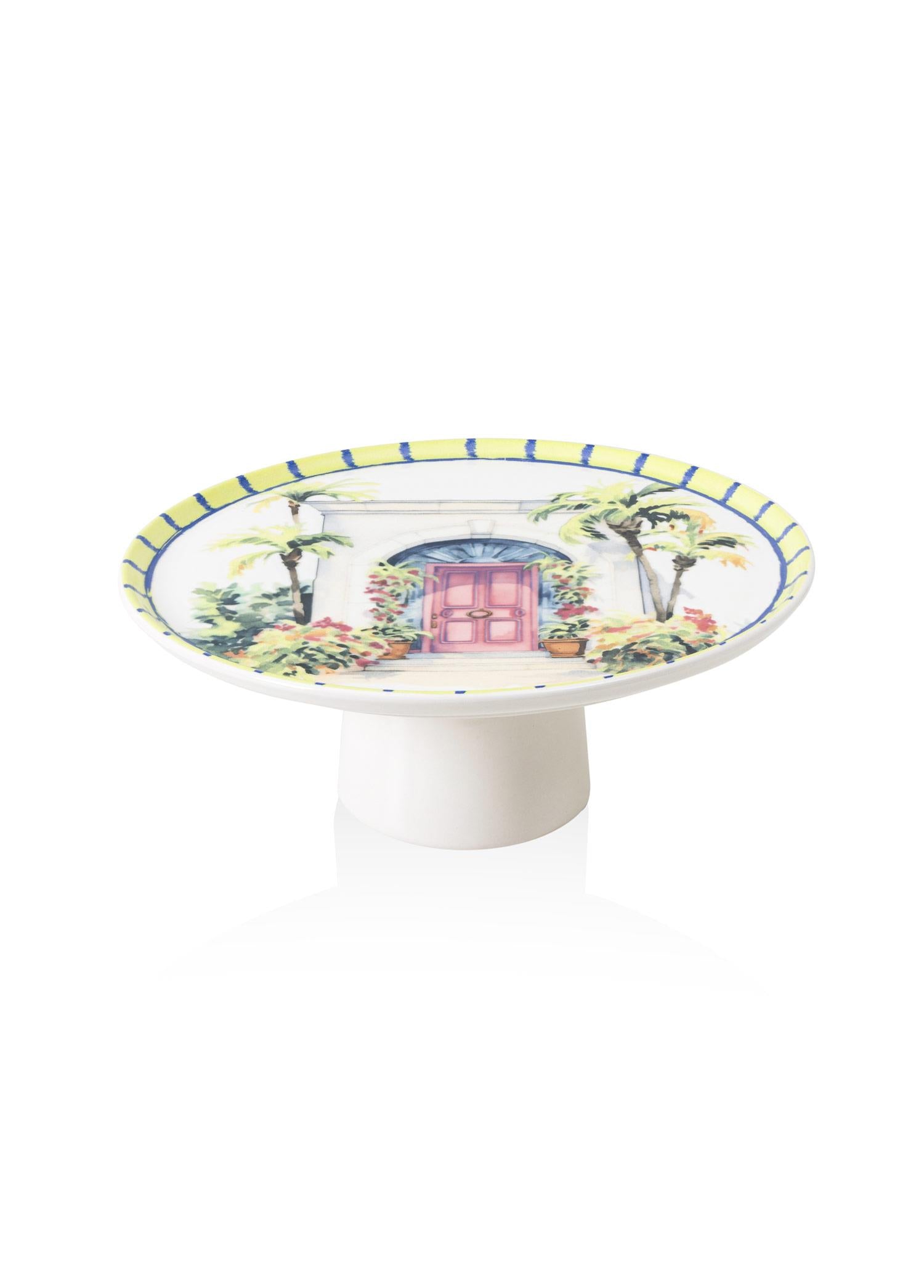 Palma Ayaklı Servis Tabağı 10X26 Cm