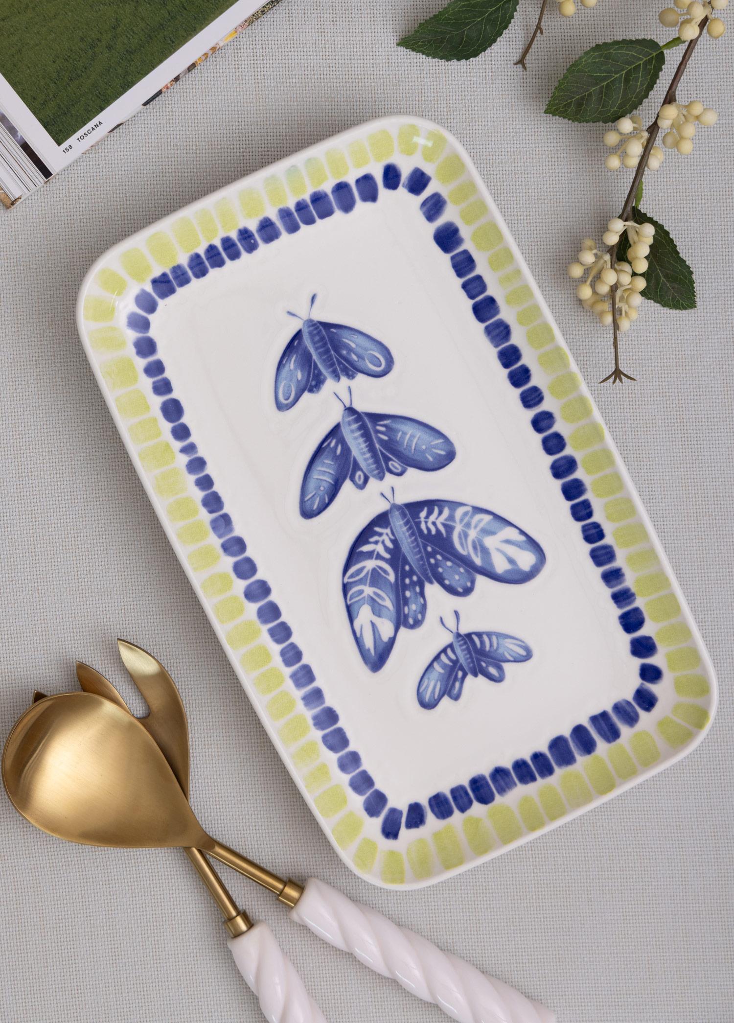 Palma Dikdörtgen Servis Tabağı 31X20 Cm