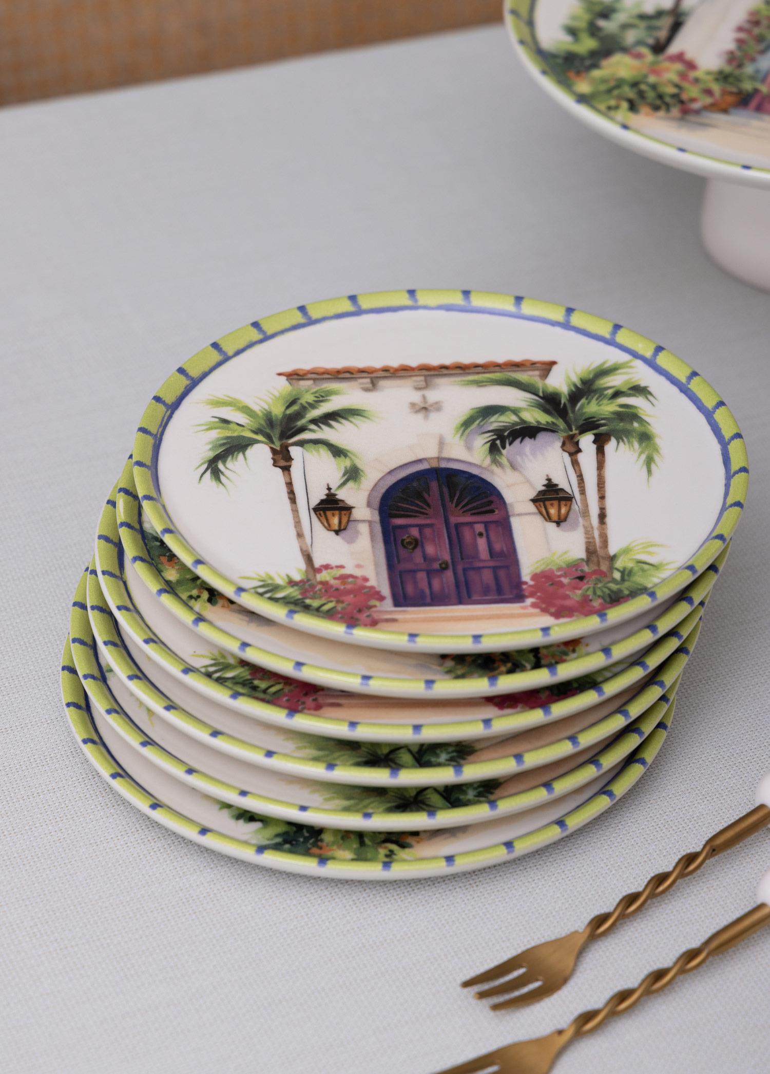 Palma Pasta Tabağı 6Lı Set 19 Cm