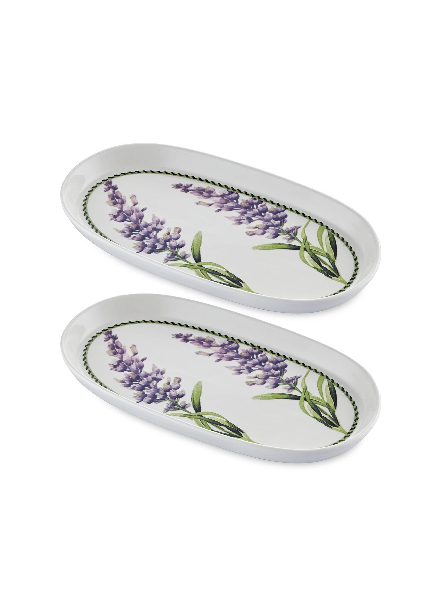 Provence Lavanta Oval Servis Tabağı 2Li 29 Cm