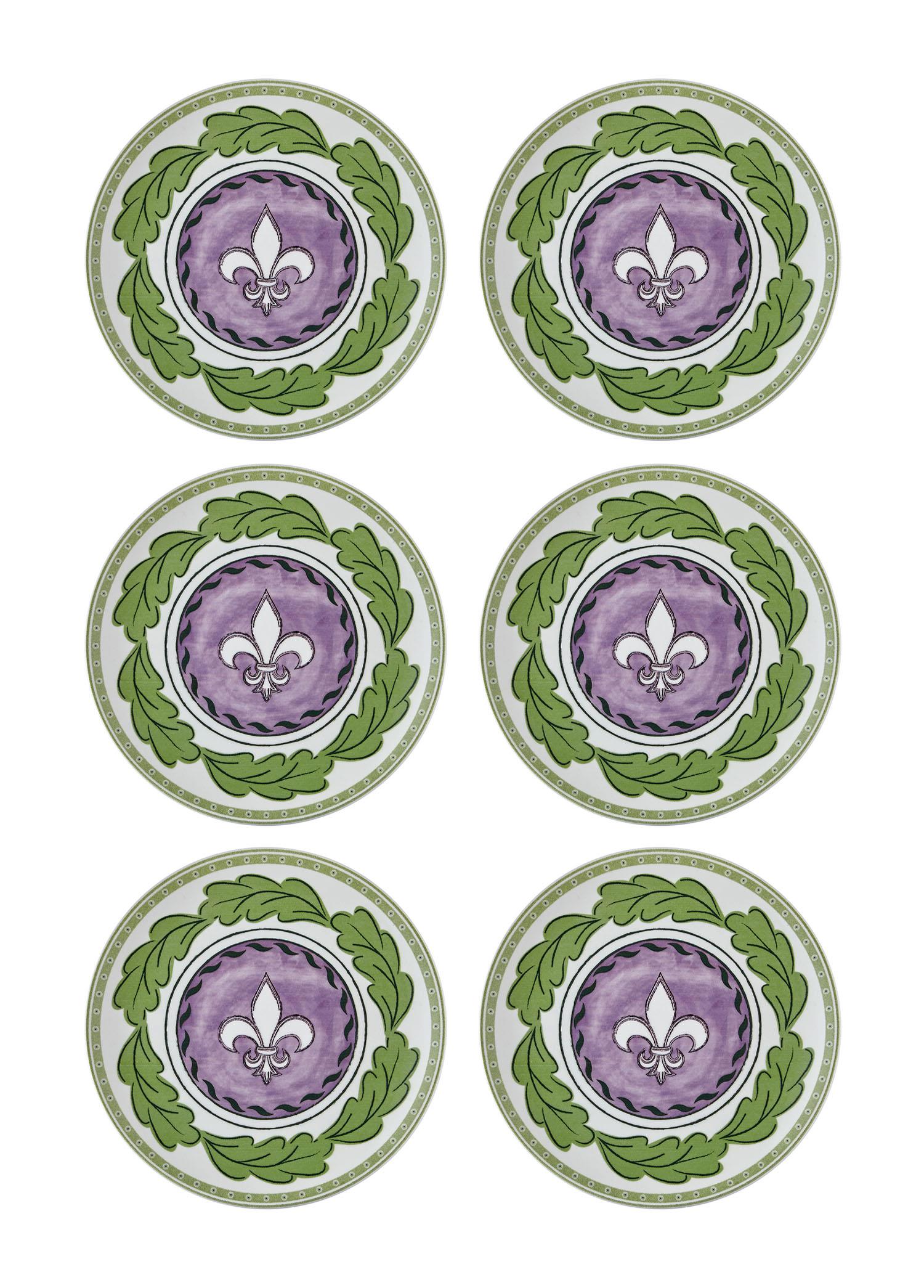 Provence Lavanta Pasta Tabağı 6Lı Set 19 Cm Prc001