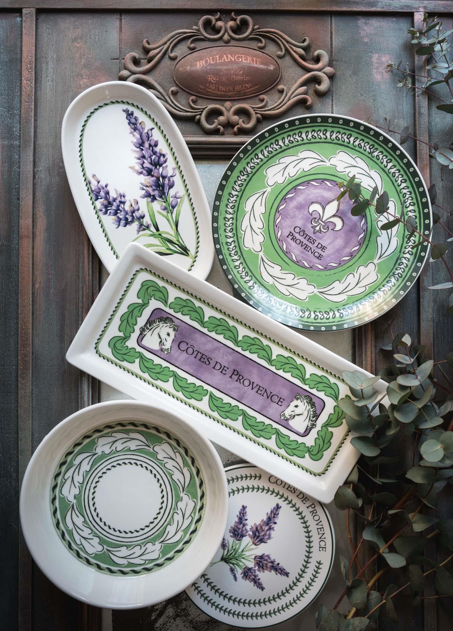 Provence Lavanta Pasta Tabağı 6Lı Set 19 Cm Prc002