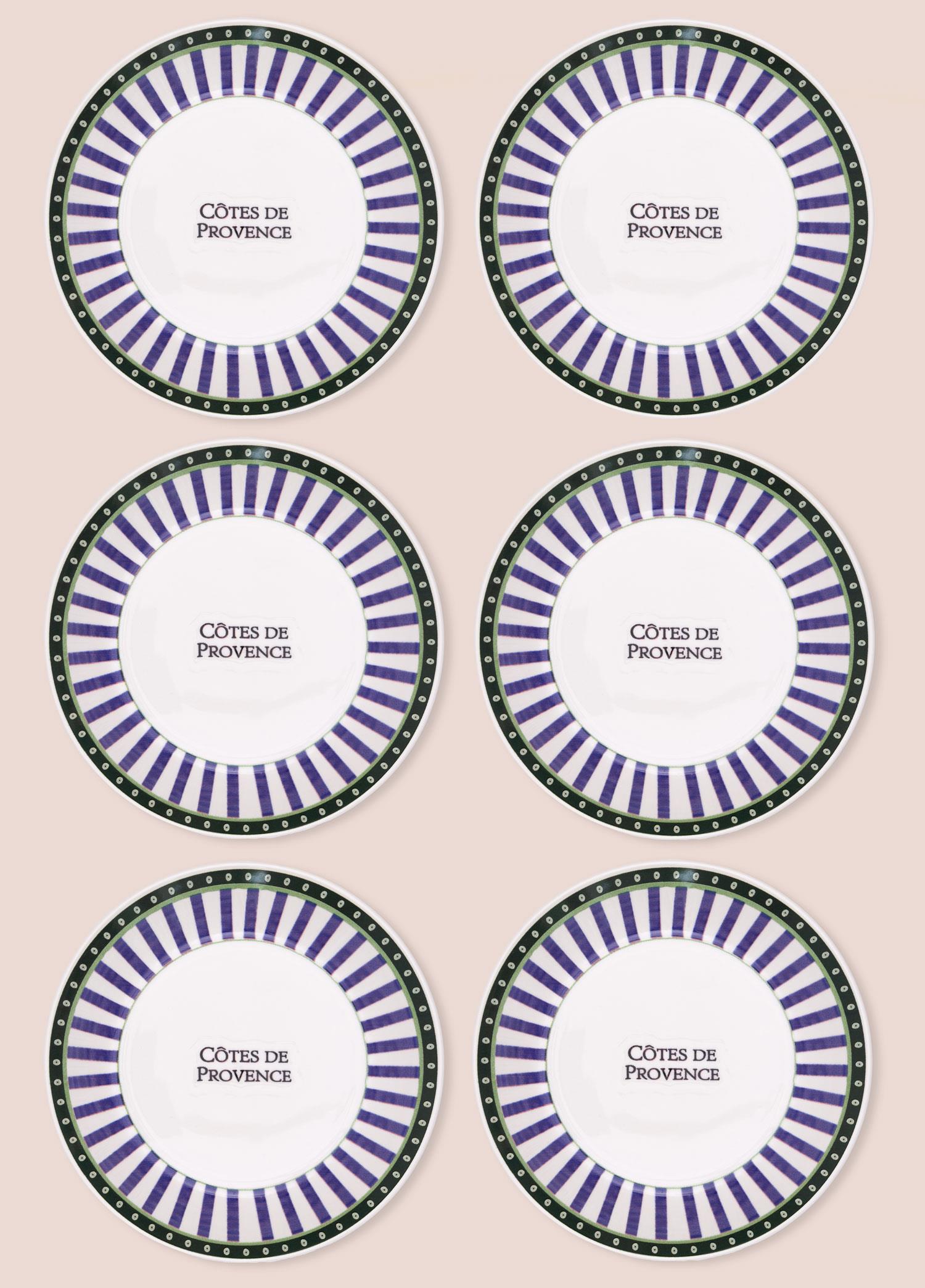 Provence Yemek Tabağı 6Lı Set 20 Cm