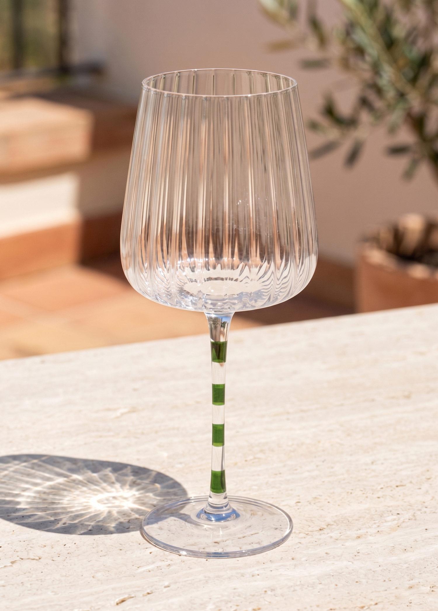 Şarap Kadehi Mor Yeşil 600 Ml