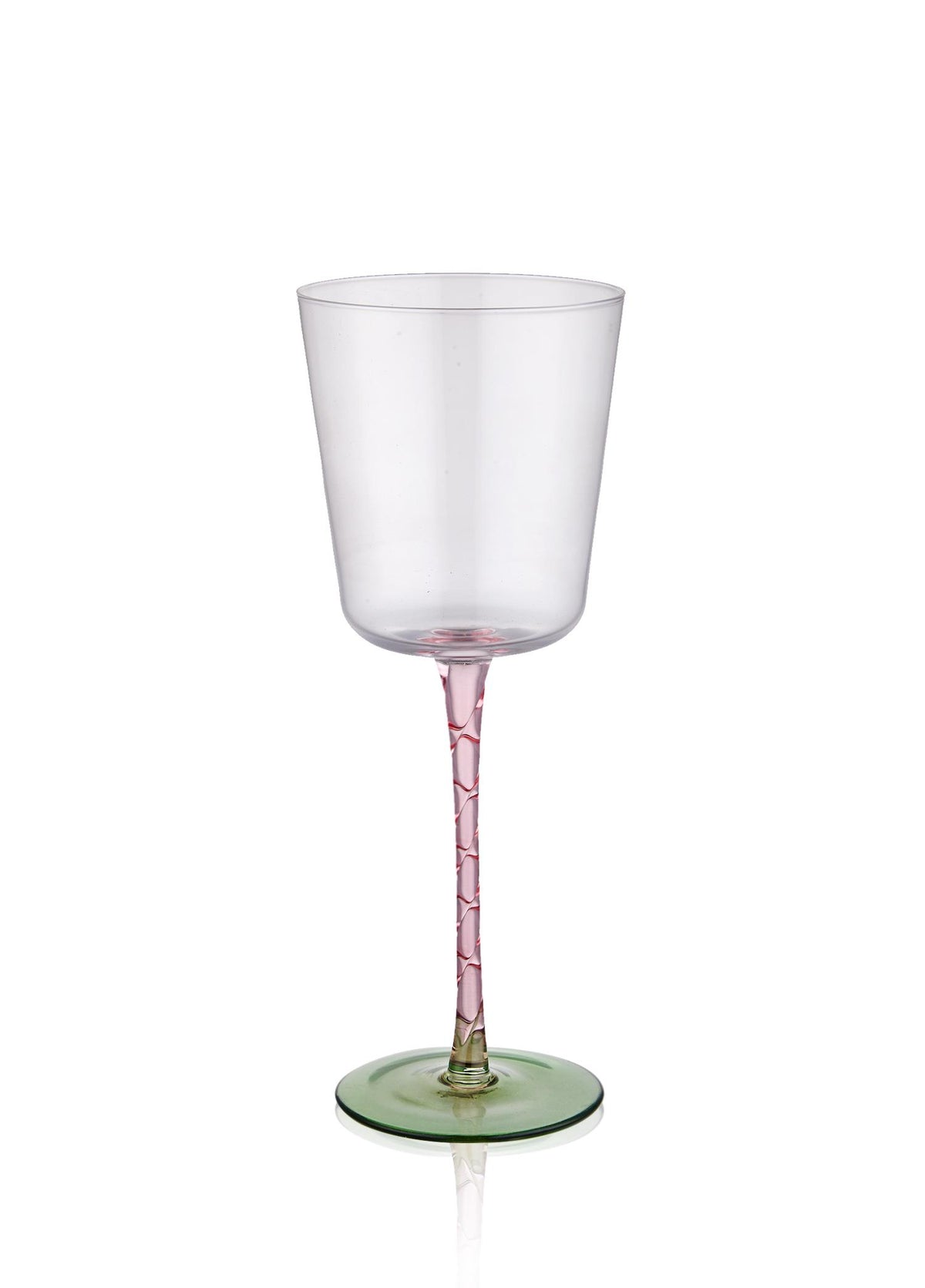 Şarap Kadehi Pembe Yeşil 350 Ml