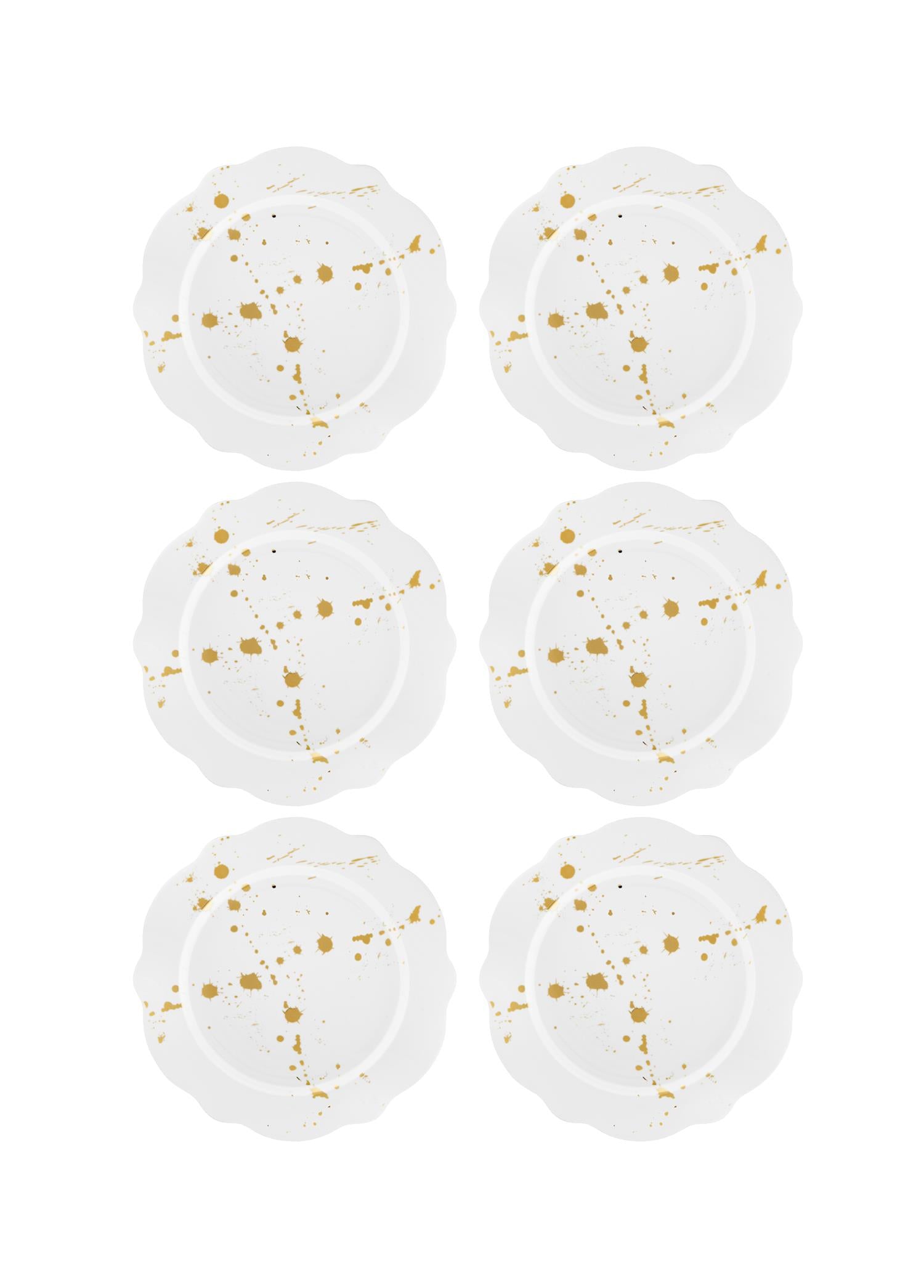 Splash Pasta Tabağı 6 Parça 21 Cm