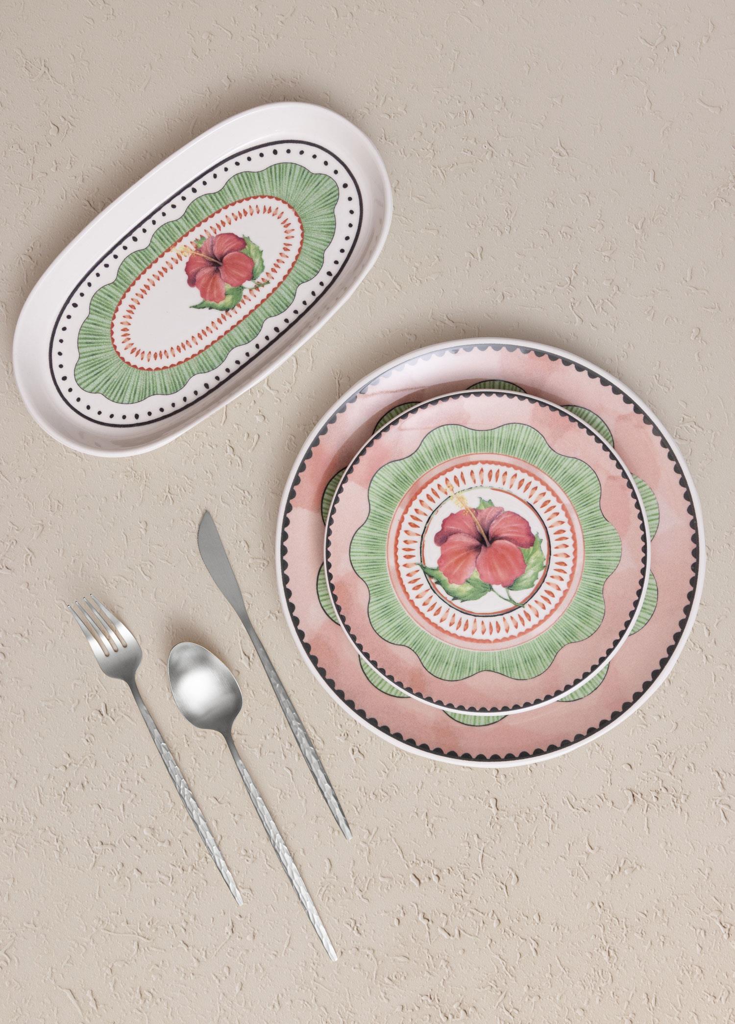 Spring Oval Servis Tabağı 2Li 23 Cm