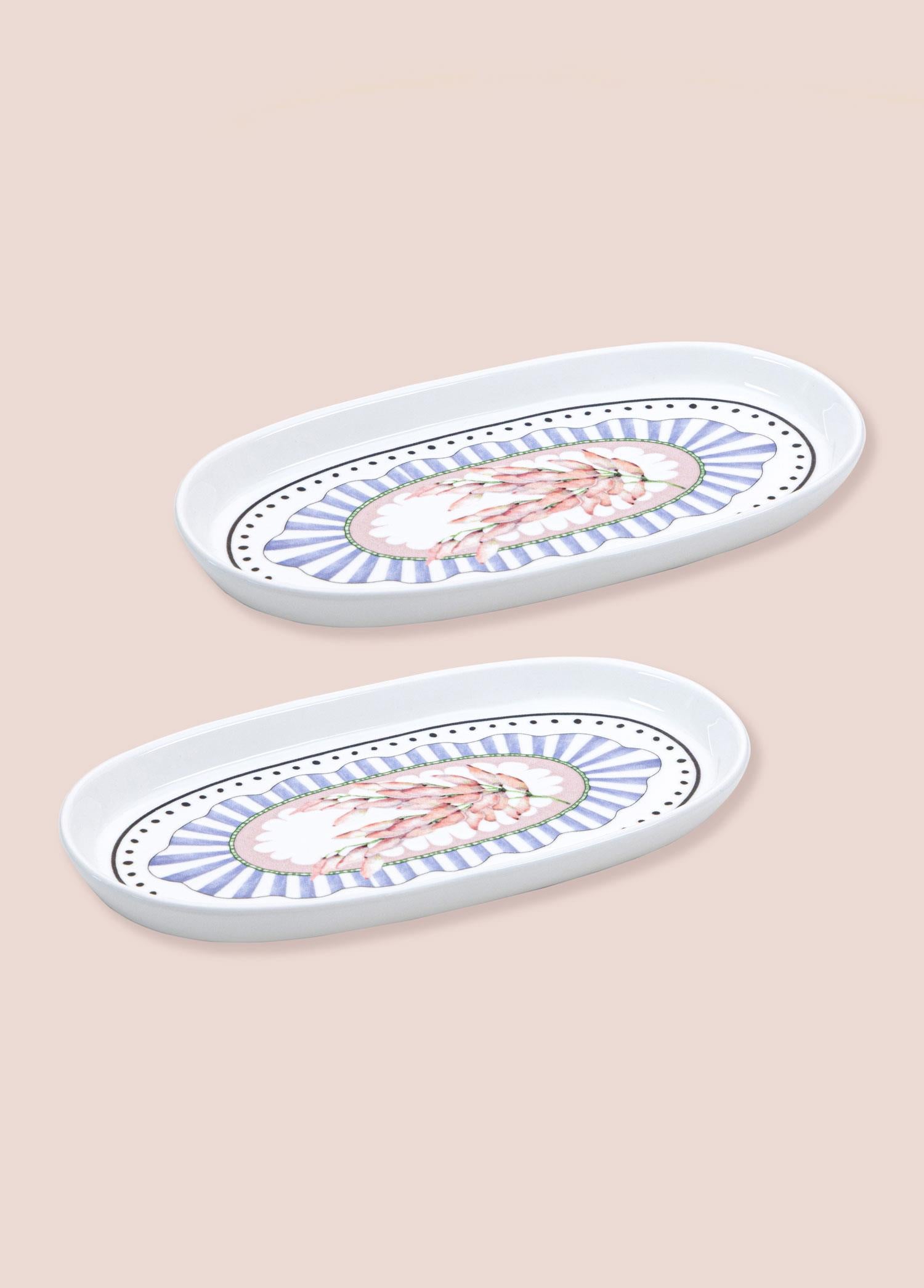 Spring Oval Servis Tabağı 2Li 29 Cm