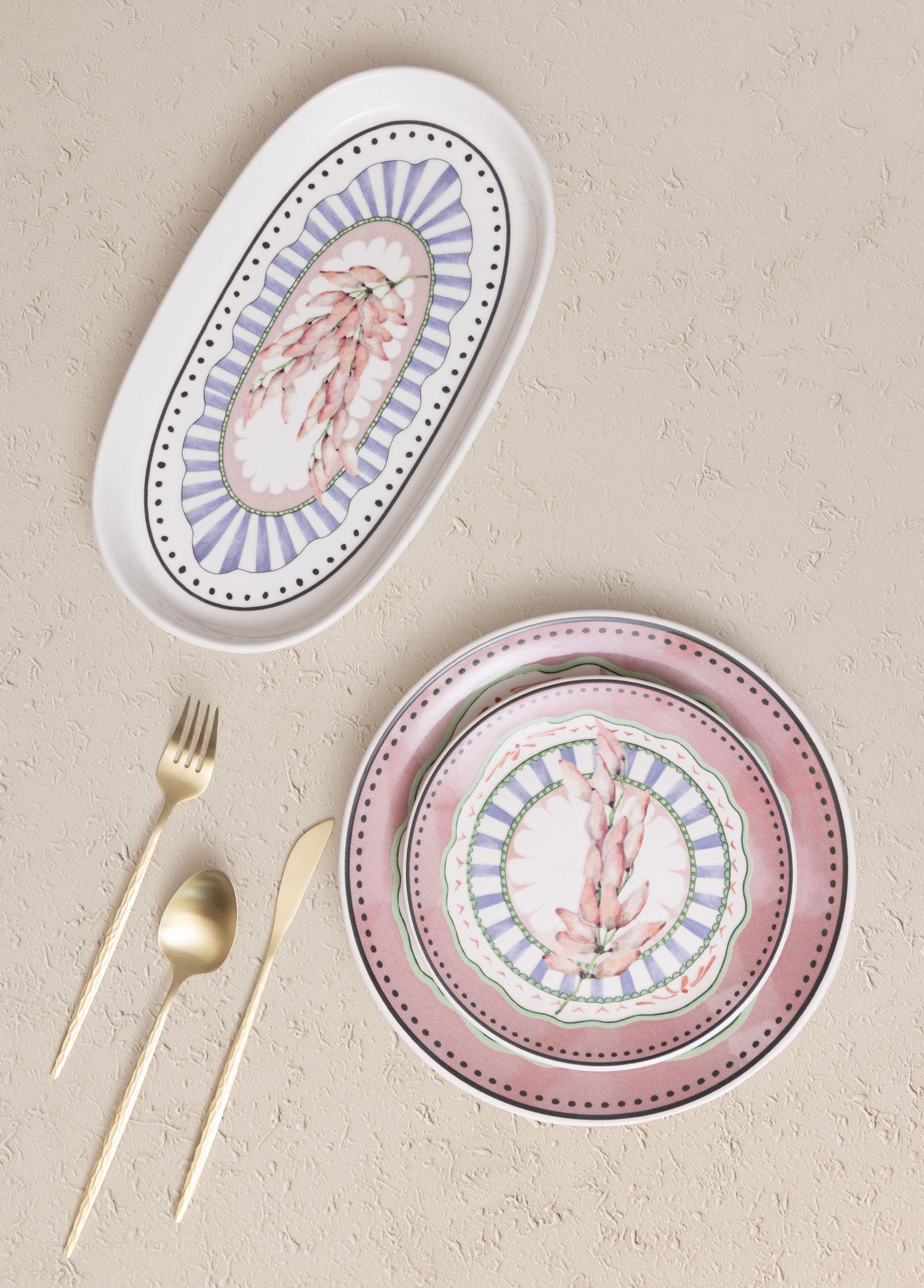 Spring Oval Servis Tabağı 2Li 29 Cm