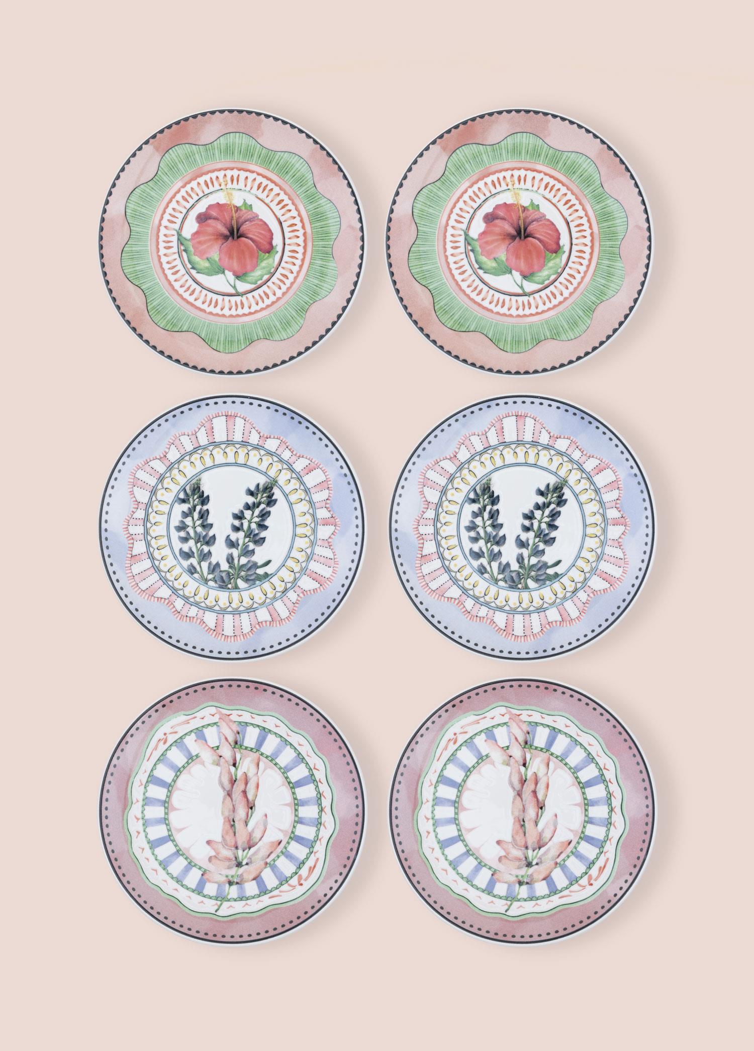 Spring Pasta Tabağı 6Lı Set 19 Cm Spr0002